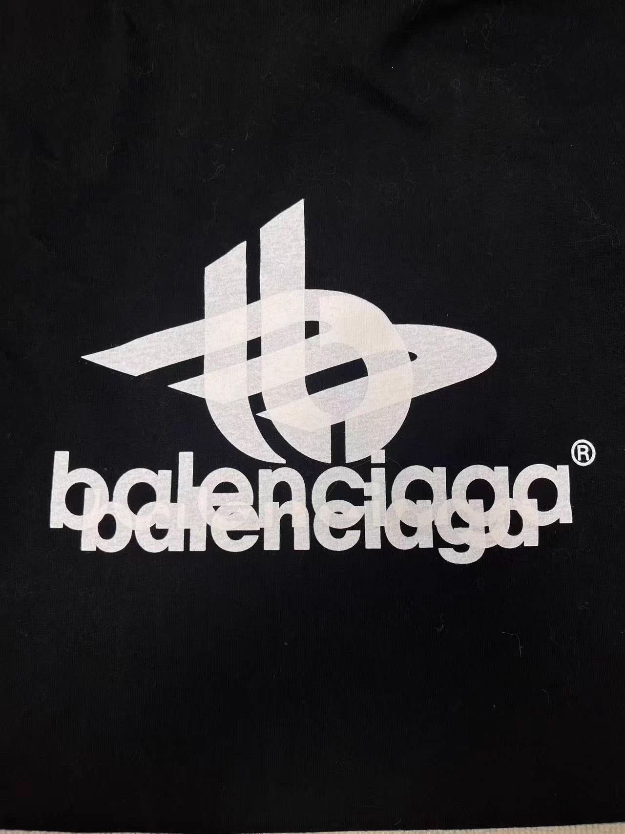 Balenciaga Balenciaga logo print oversized unisex black short tee 1 Size US S / EU 44-46 / 1 - 3 Thumbnail