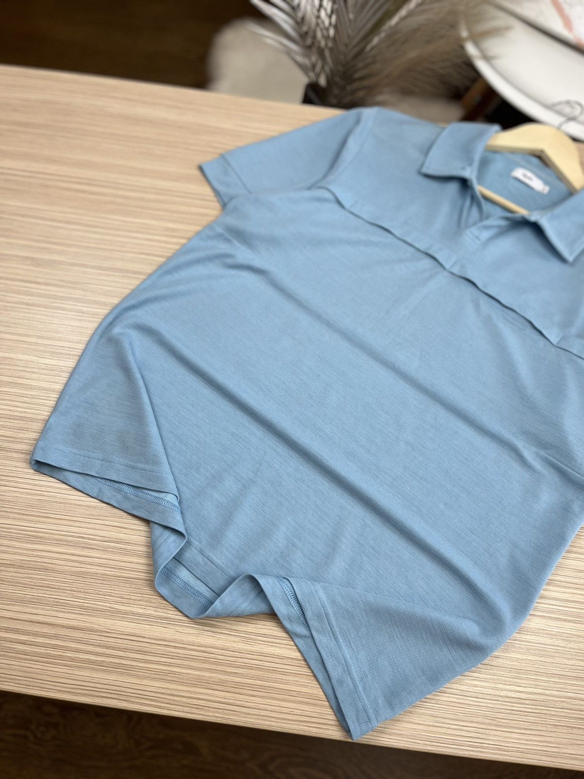 Rapha Rapha baby blue wool blend polo shirt Size US XL / EU 56 / 4 - 5 Thumbnail