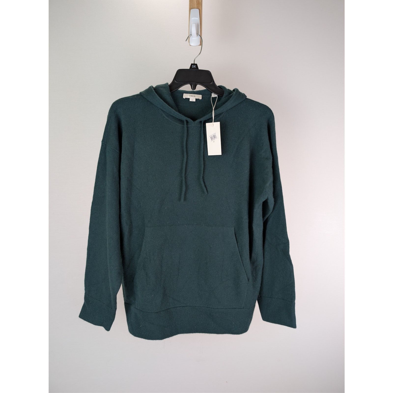 Vince o1rshd1 CC20 Wool-blend hoodie in Forest Green Size US L / EU 52-54 / 3 - 1 Thumbnail