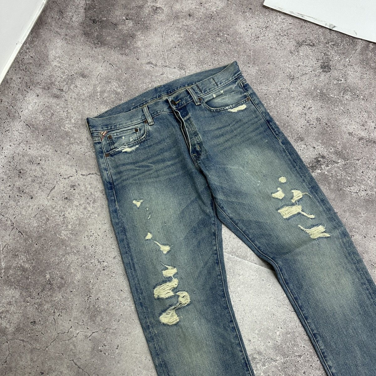 Vintage 00s Denim & Supply Ralph Lauren distressed jeans