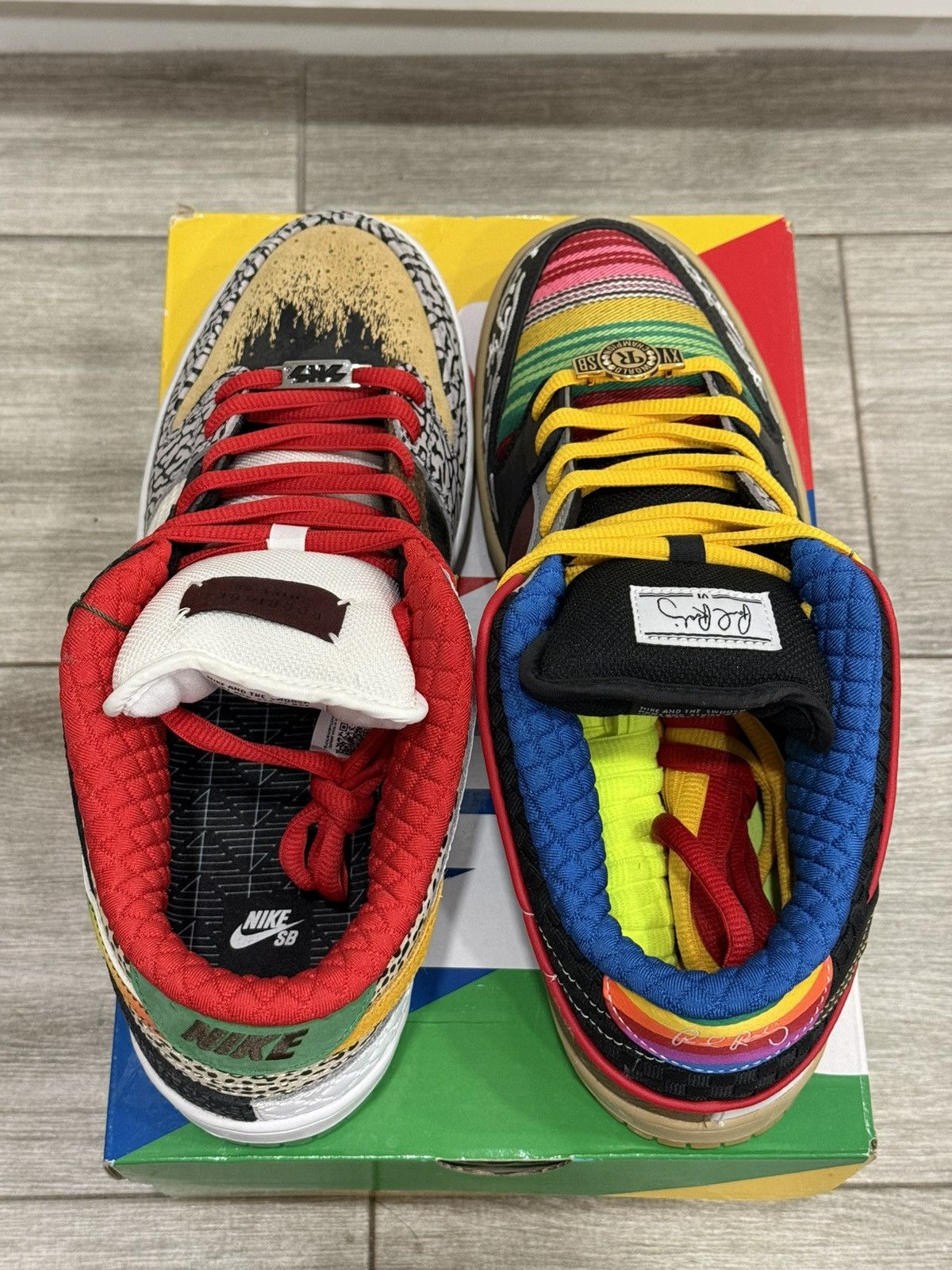 Nike Nike SB Dunk Low Pro QS What The Paul Red Black Noir Sz 12 Size US 12 / EU 45 - 9 Thumbnail