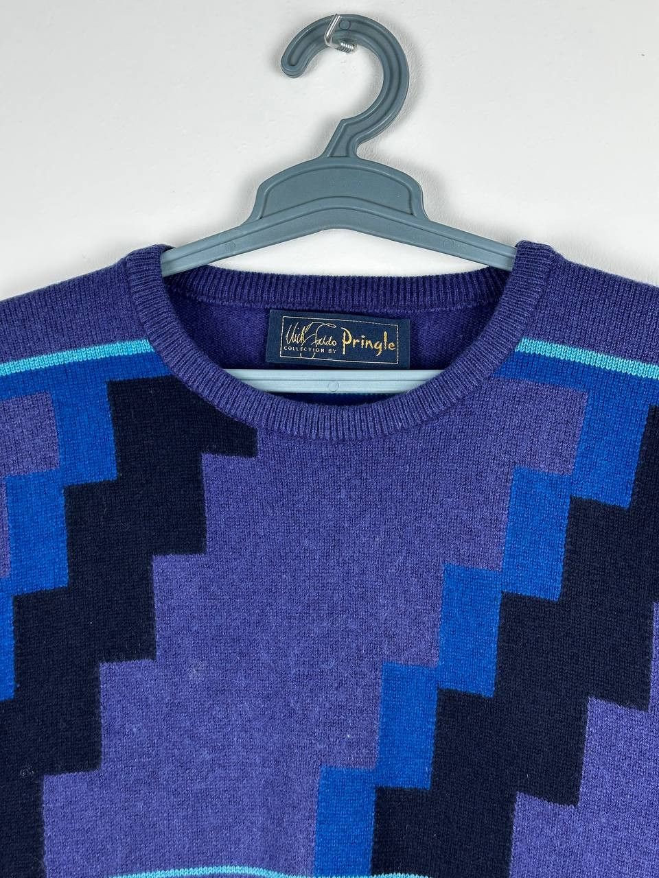 Pringle Of Scotland × Vintage Pringle Of Scotland 100% Lambswool Long Sleeve Sweater Size US L / EU 52-54 / 3 - 5 Thumbnail