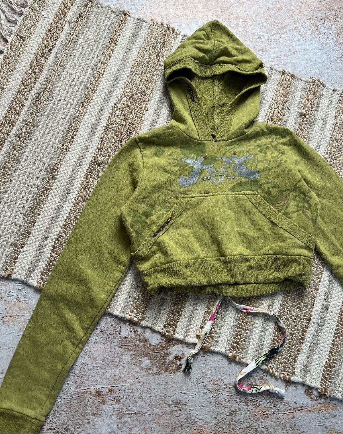 Japanese Brand × Vintage Vintage Japanese cropped hoodie Size S / US 4 / IT 40 - 2 Thumbnail