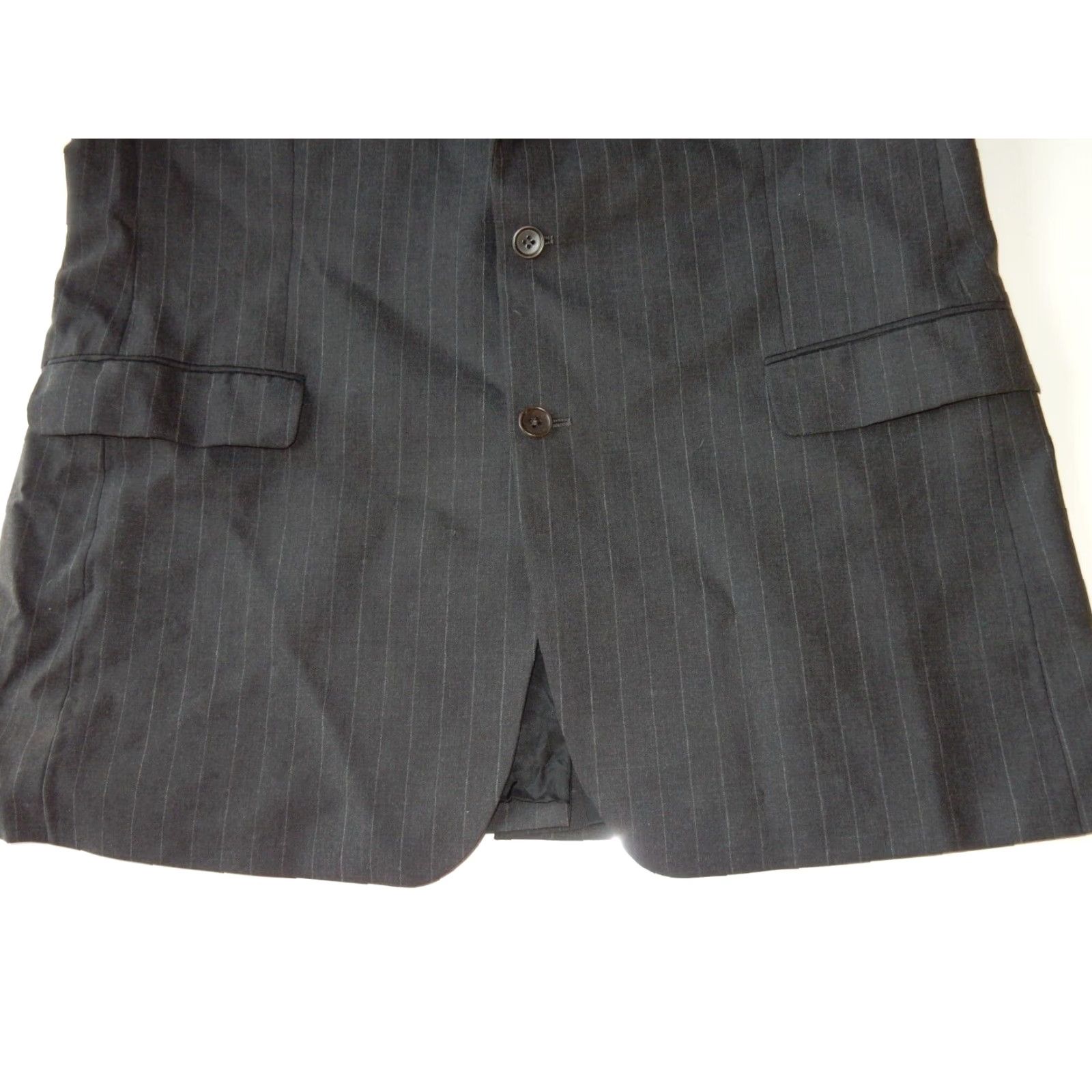 Brooks Brothers VINTAGE Brooks Brothers Men's Suit 2 Piece Gray Wool 45L Regular Pants 36x32 Mens Size 48R - 3 Thumbnail