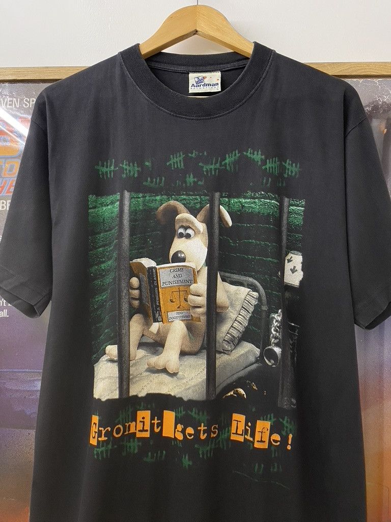 Vintage 1989 Vintage BBC Aardman Gromit Gets Life Promo T Shirt Size US L / EU 52-54 / 3 - 2 Thumbnail