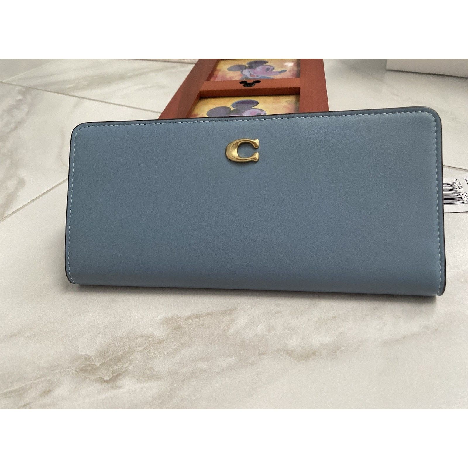 Coach Coach Slim Wallet Bluebell NWT Size ONE SIZE - 1 Thumbnail