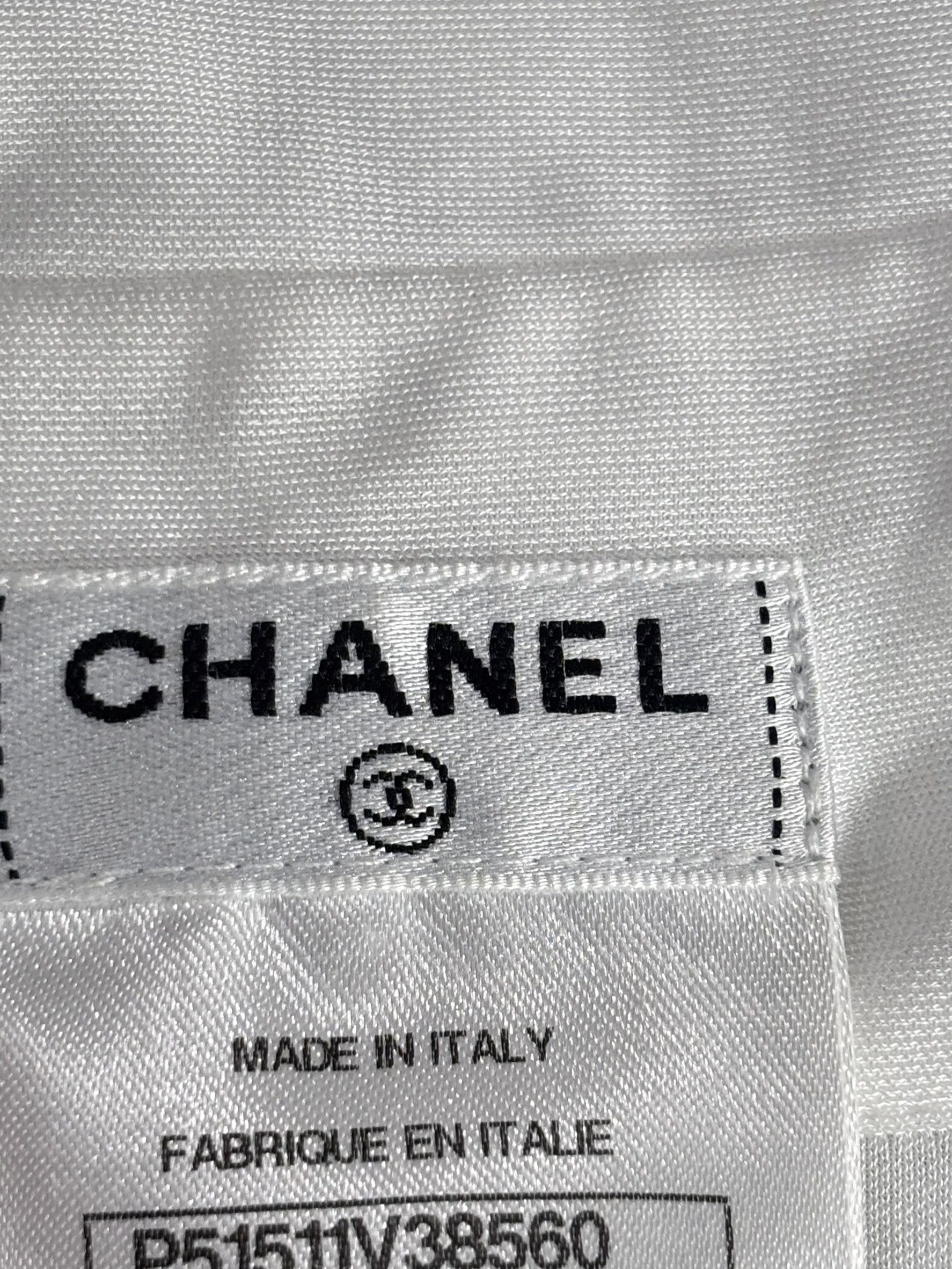 Chanel Chanel Sleeveless Viscose Blouse Size S / US 4 / IT 40 - 5 Thumbnail