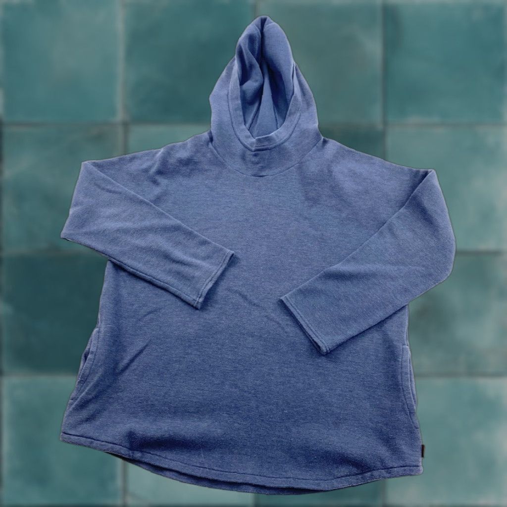 Burton Burton Hoodie Sweatshirt Womens Large Blue Pockets Pullover Hooded Activewear Long Sleeve Size L / US 10 / IT 46 - 1 Thumbnail