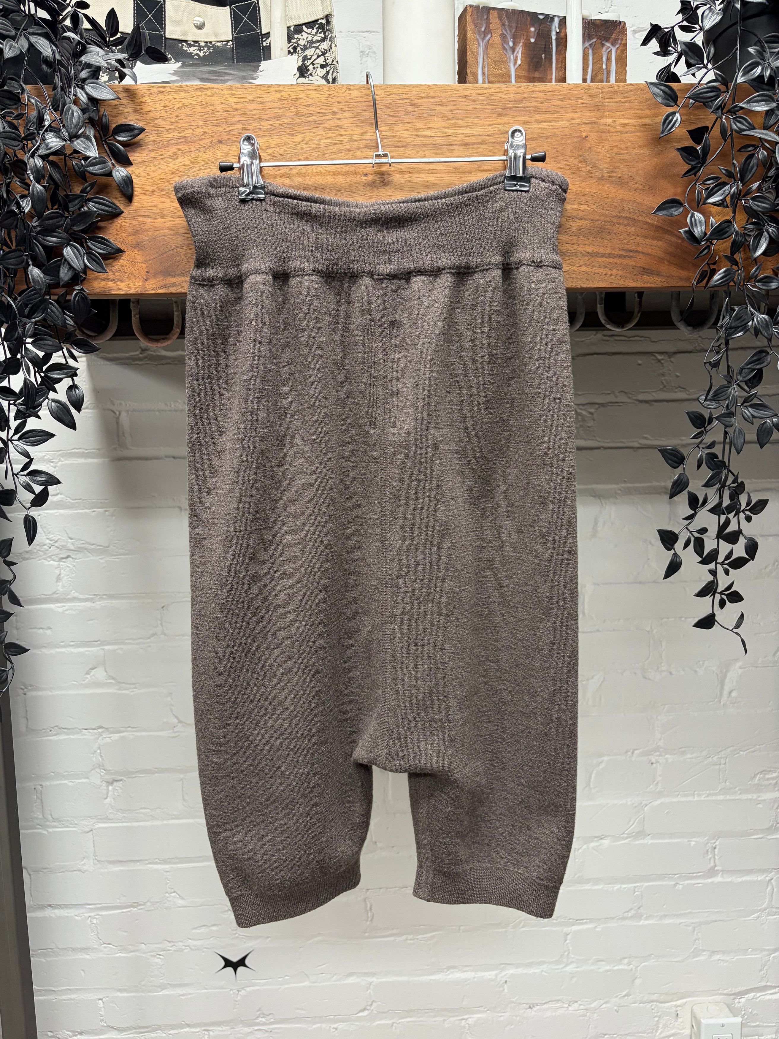 Rick Owens AW2016 Rick Owens ‘Mastadon’ Cashmere Dust Drop Crotch Shorts Size US 26 / EU 42 - 4 Thumbnail