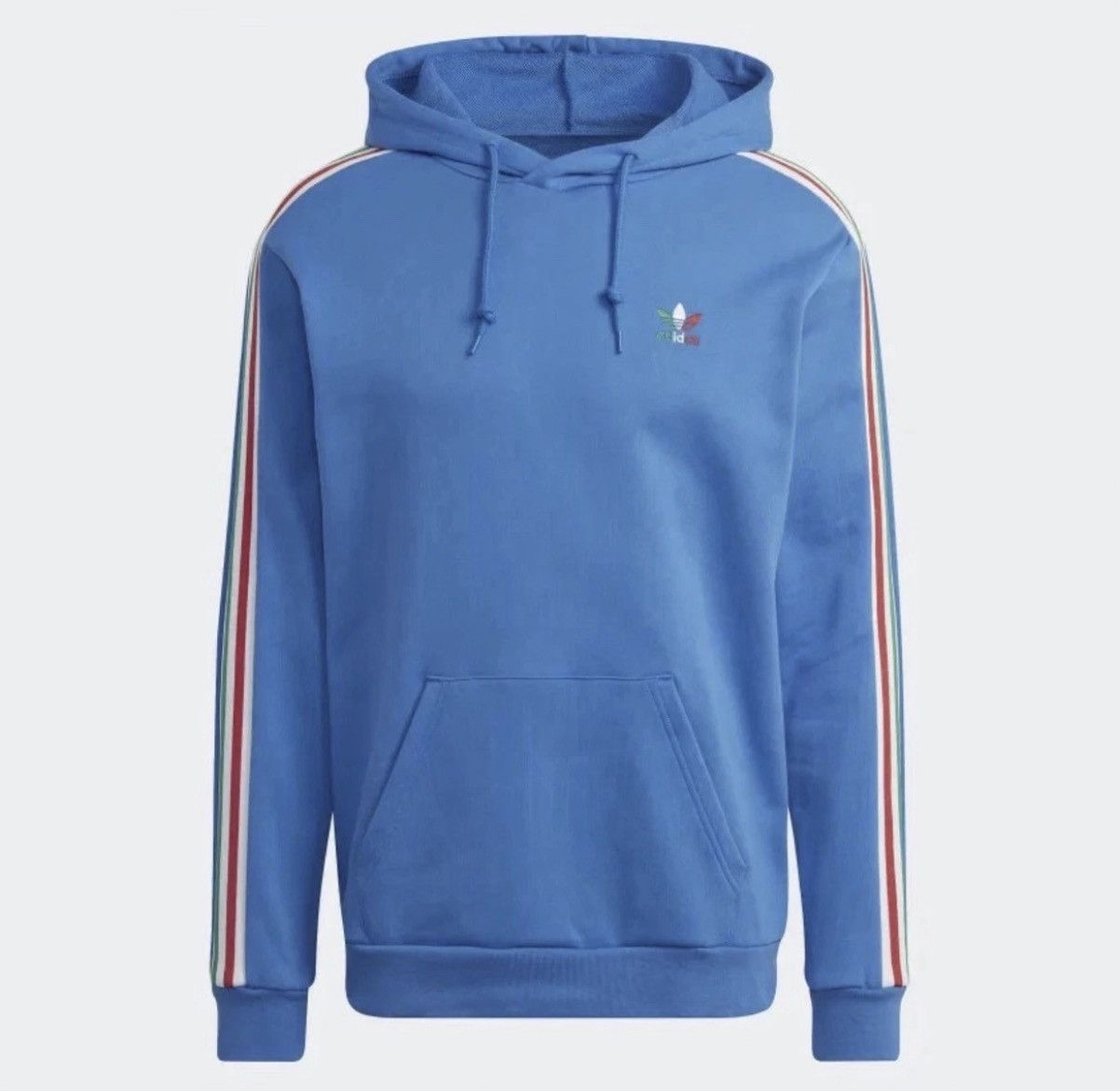 Adidas Adidas Italy 3 stripe hoodie Size US XL / EU 56 / 4 - 1 Thumbnail