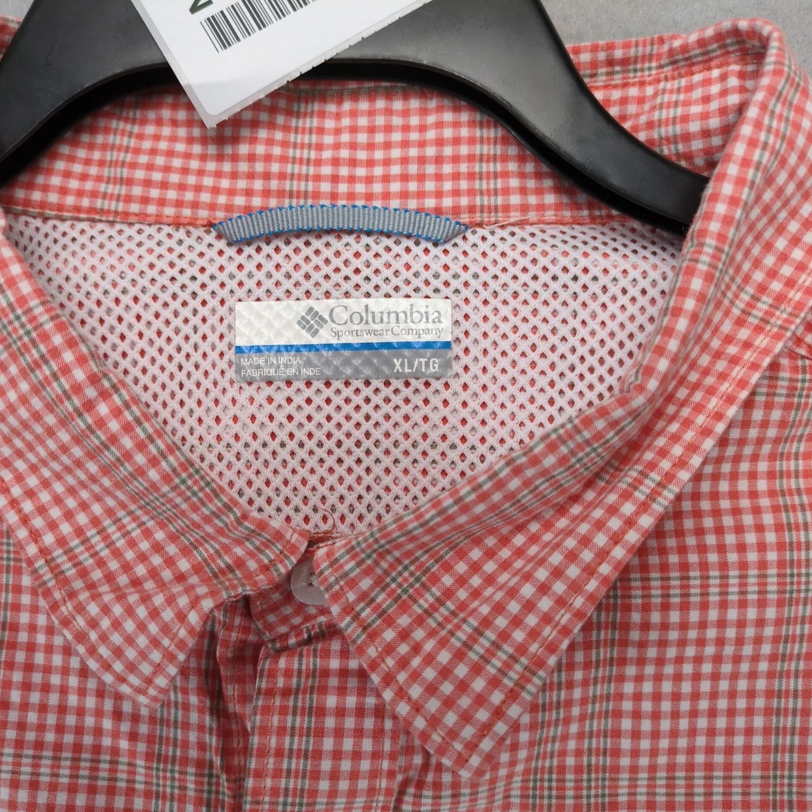 Columbia Columbia Sportswear Orange Plaid Button Up Shirt Men's XL Size US XL / EU 56 / 4 - 3 Thumbnail