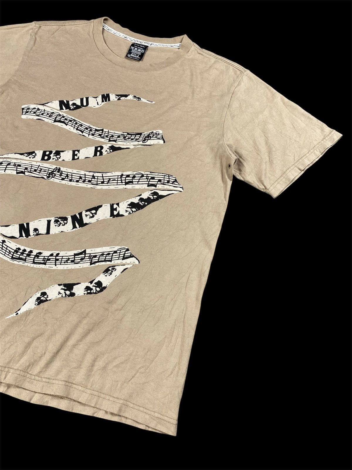 Number (N)ine Number Nine Musical Note T-Shirt Size US S / EU 44-46 / 1 - 4 Thumbnail