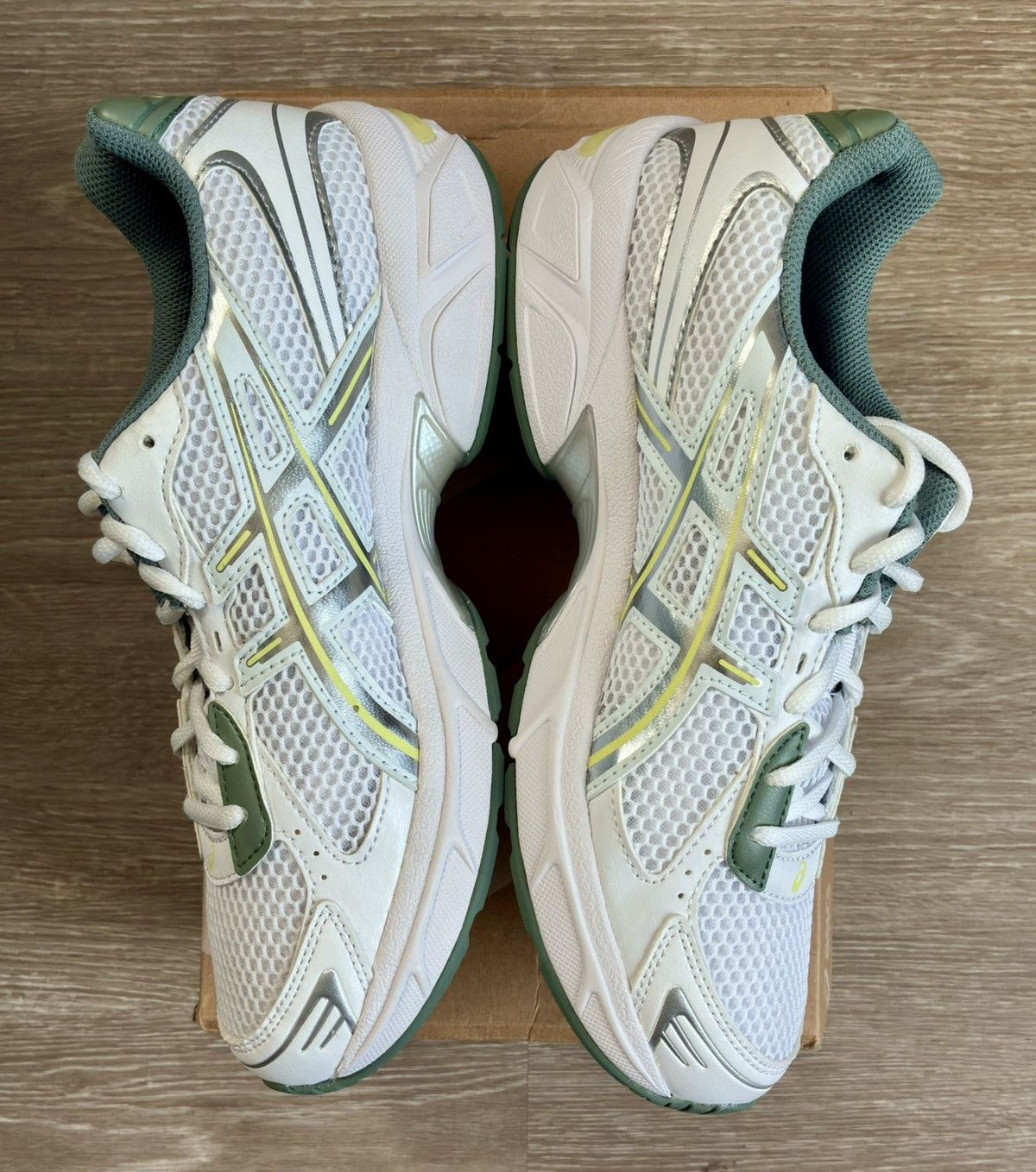 Asics ASICS Asics Gel 1130 White Jade Yellow Size US 8.5 / EU 41-42 - 3 Thumbnail