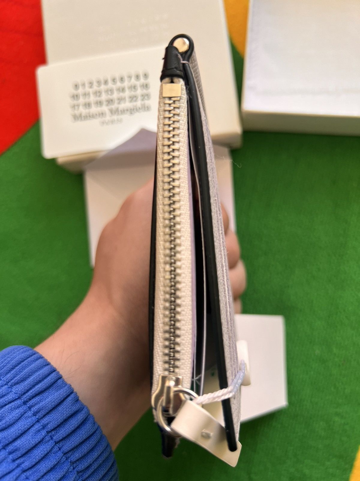 Maison Margiela Maison Margiela Leather Zip Card Holder Wallet Black clip Size ONE SIZE - 16 Thumbnail