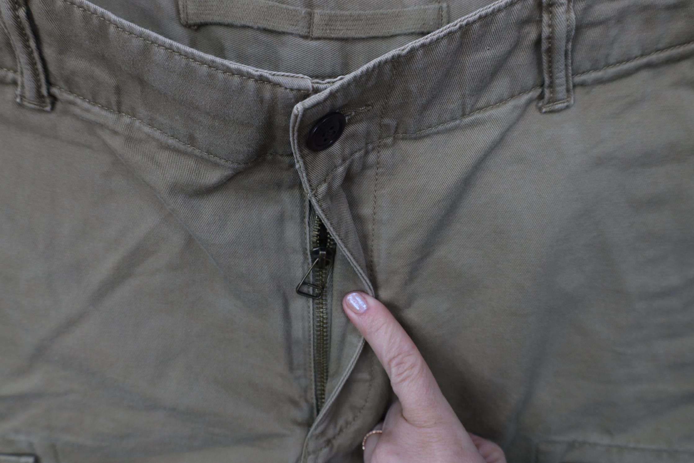 Lands' End Vintage 90s Y2K Lands End Heavyweight Surplus Cargo Shorts Size US 34 / EU 50 - 7 Thumbnail