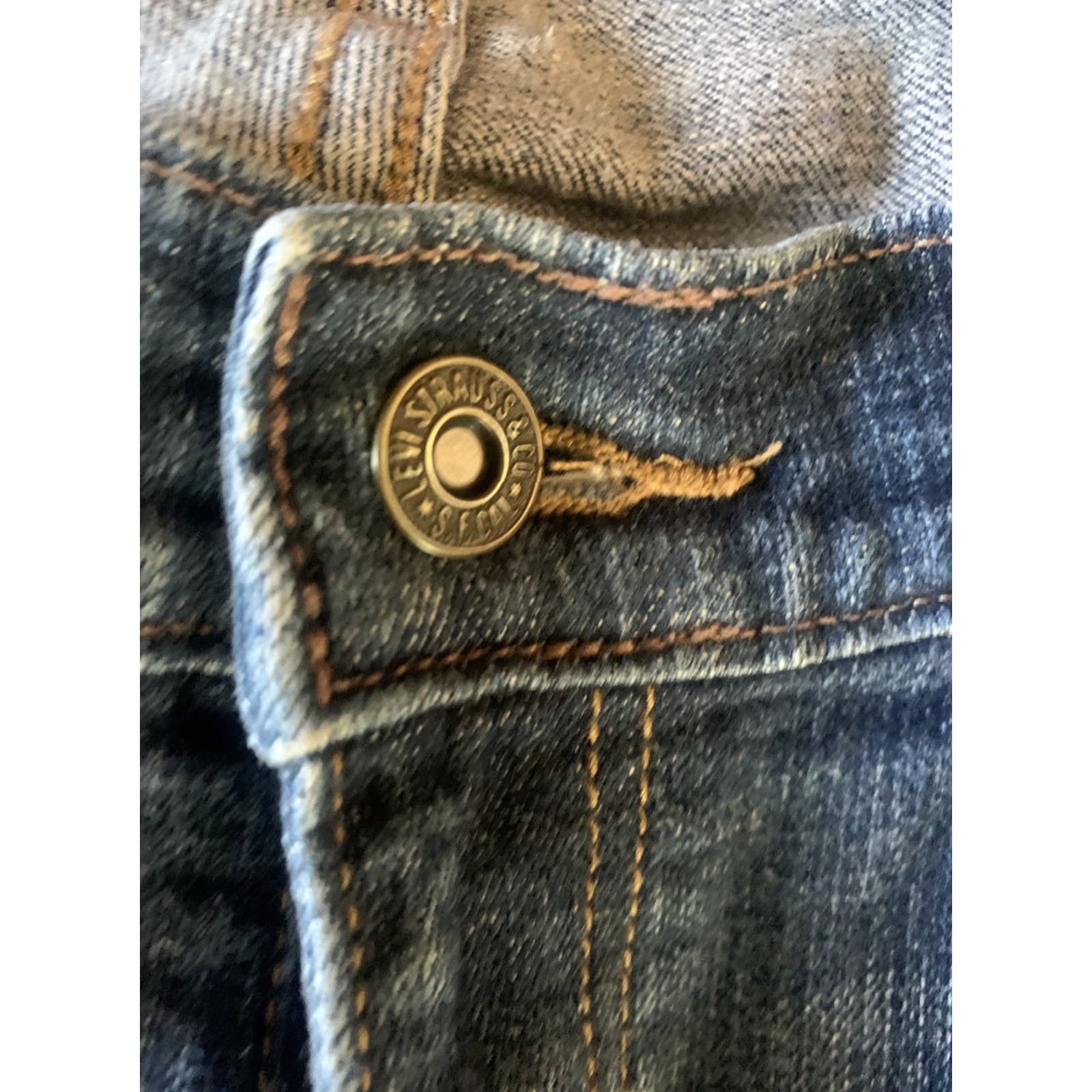 Levi's WOMENS Levi's 529 CURVY Bootcut BLUE Jeans 12 M 34x30 - Levi's Jeans Womens Bootcut 529 Medium Denim 9" Rise 30" Inseam Size 24" / US 00 / IT 34 - 2 Thumbnail