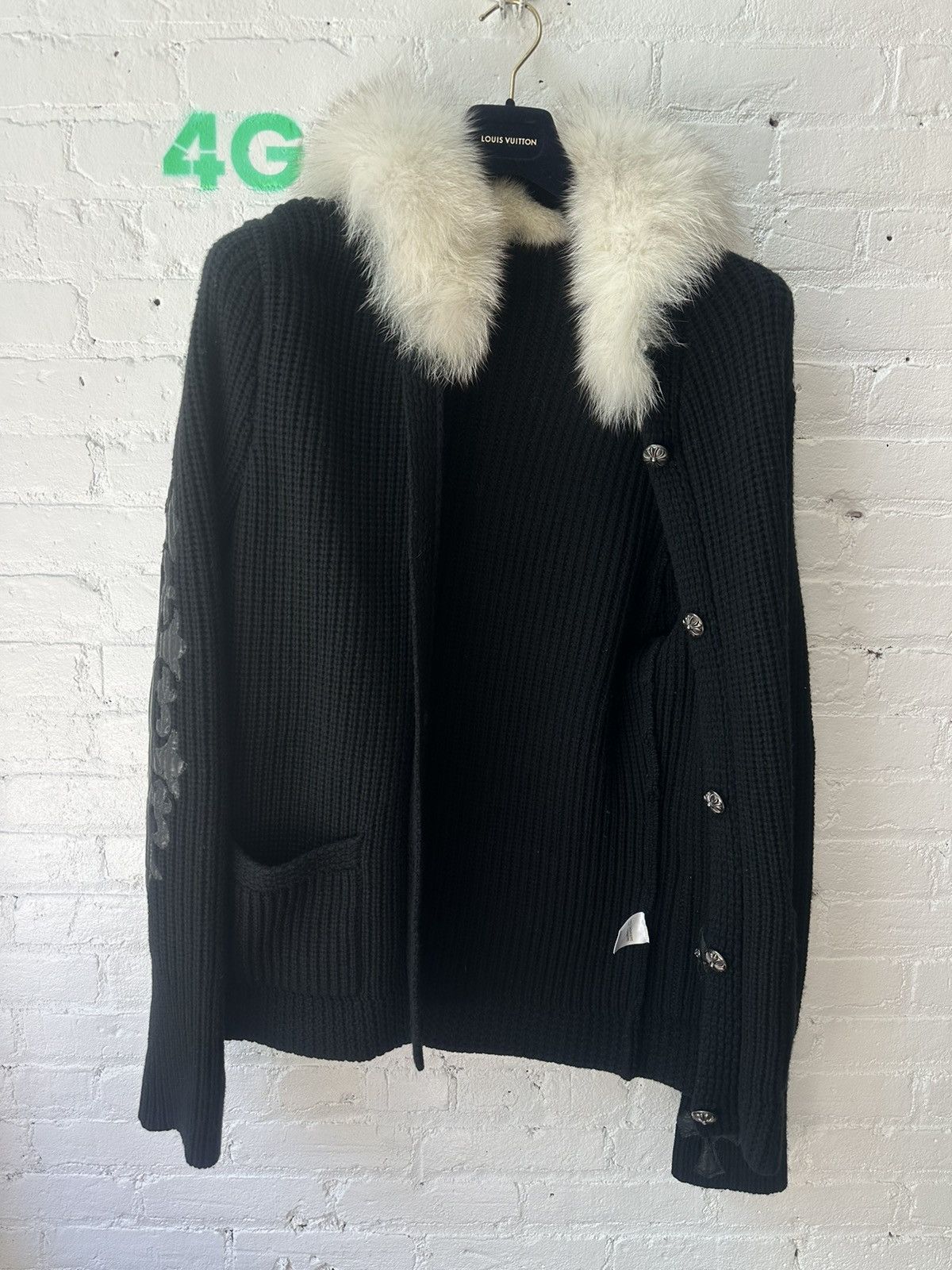 Chrome Hearts CHROME HEARTS RARE CASHMERE FOX !! Patch Jacket L XL Size US L / EU 52-54 / 3 - 1 Thumbnail