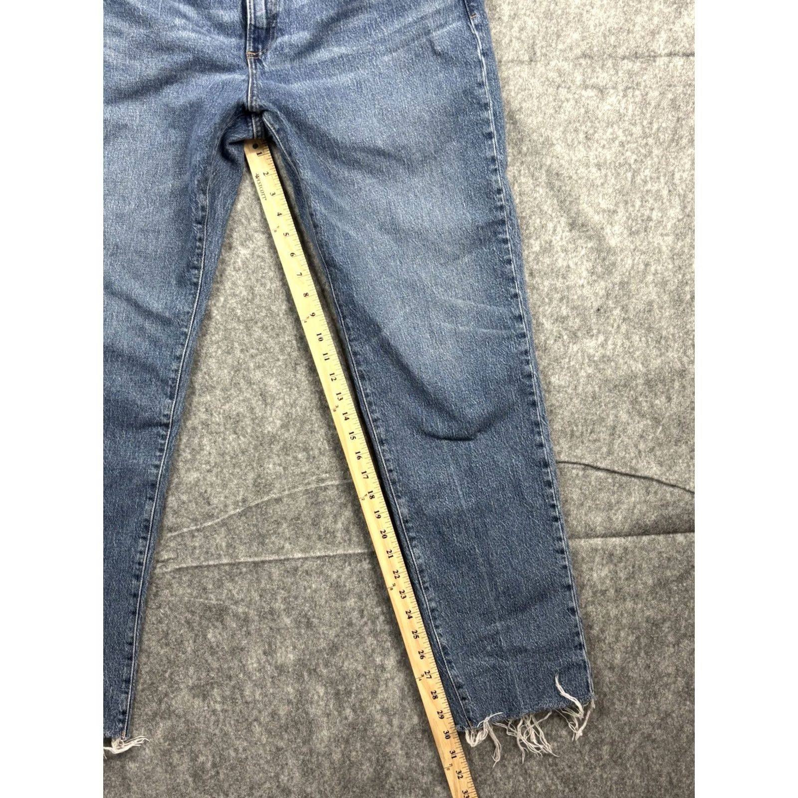 Banana Republic Banana Republic The Beau Jeans Denim Blue Mid-Rise 33/16 Petite Women Size 38" / US 16 / IT 52 - 5 Thumbnail