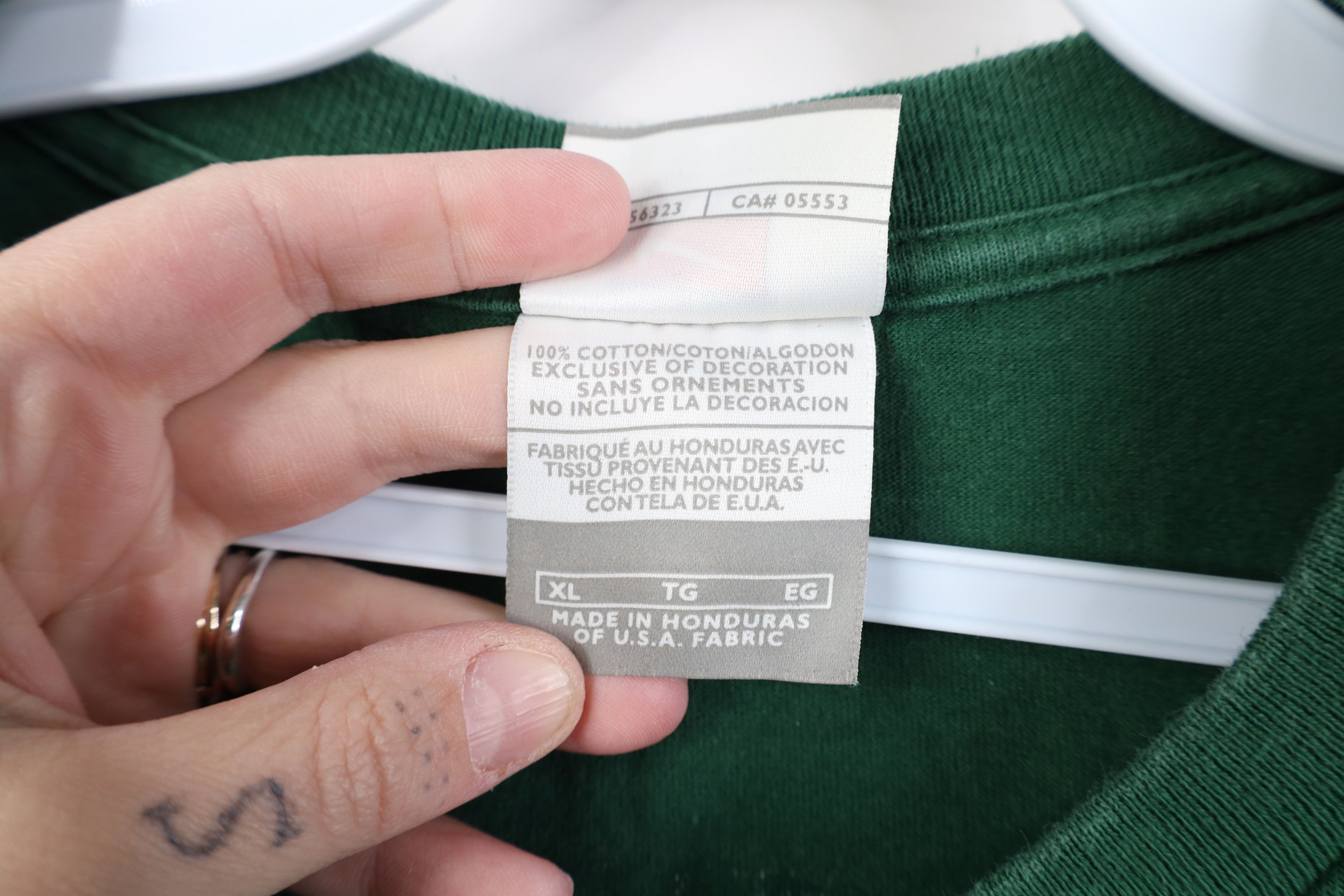 Nike Vintage Nike Just Do It Michigan State University T-Shirt Size US XL / EU 56 / 4 - 9 Thumbnail