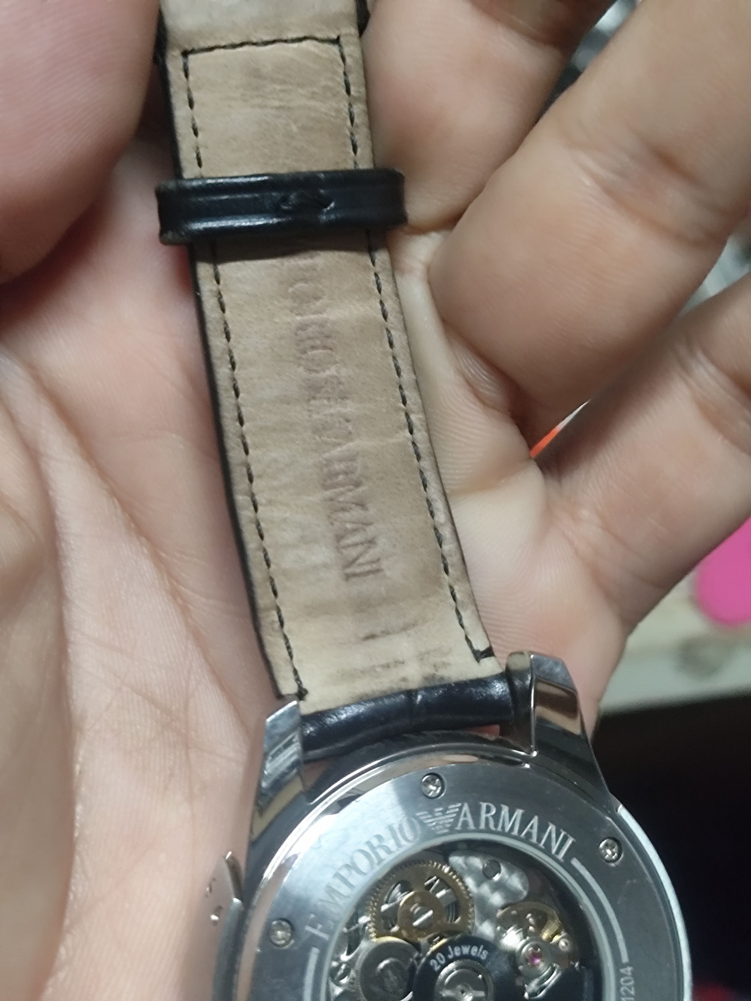 Emporio Armani × Vintage Luxury Vintage Emporio Armani WATCH AUTOMATIC ENGINE Size ONE SIZE - 11 Thumbnail
