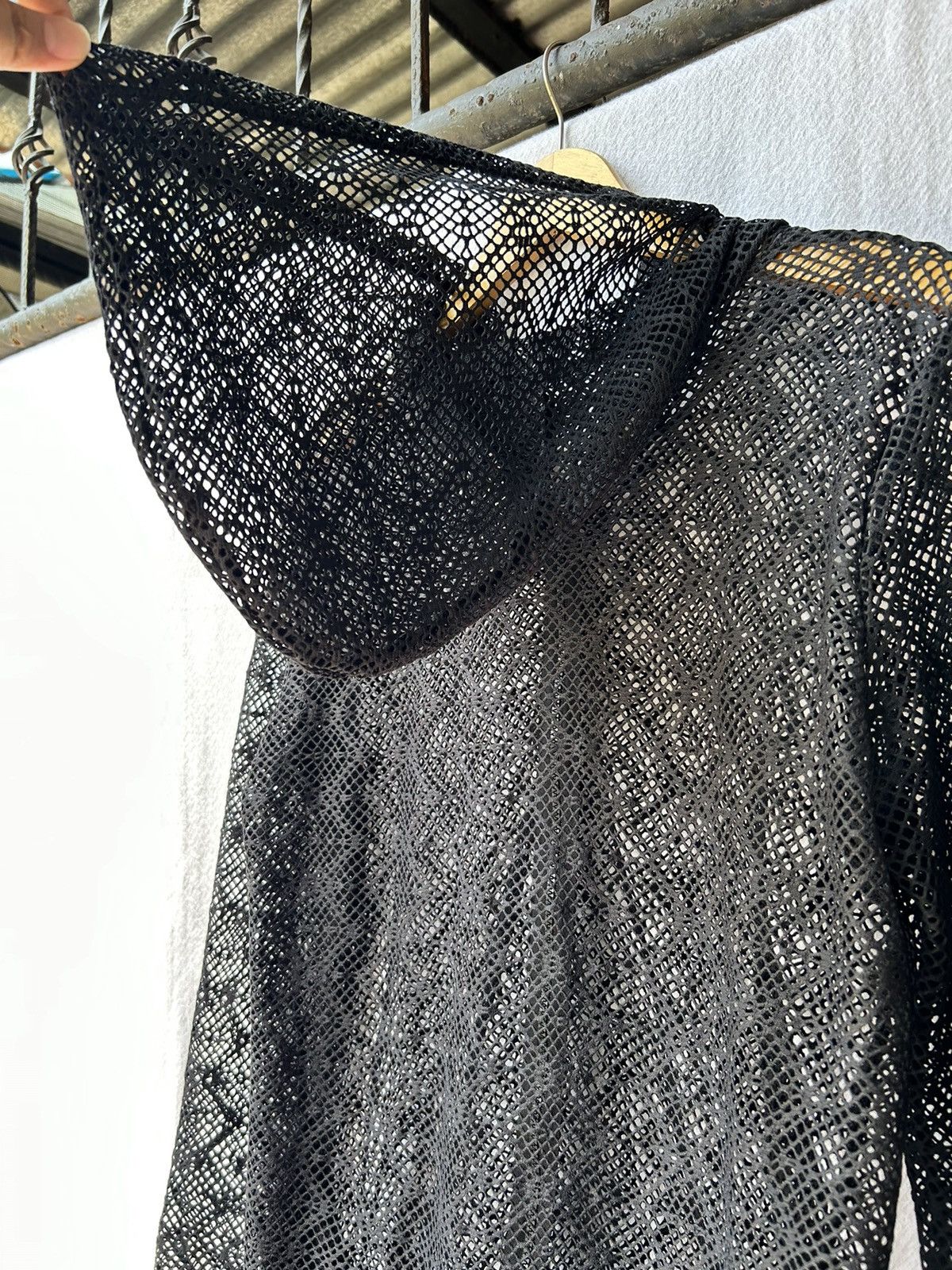 Japanese Brand Japanese open fishnet zip hoodie Ifsix lgb style Size US L / EU 52-54 / 3 - 4 Thumbnail