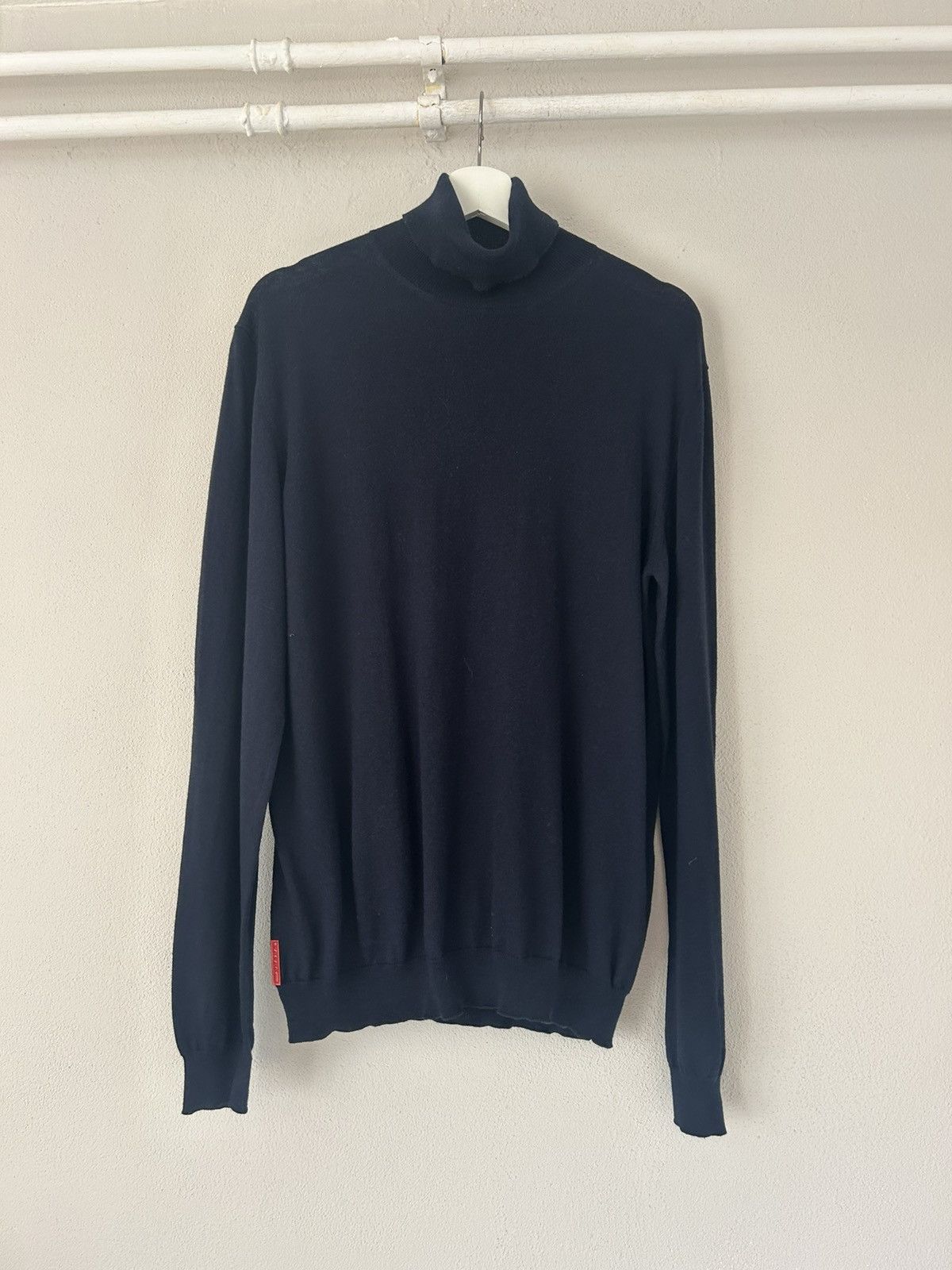 Prada Cotton / Cashmere Blend Turtleneck Sweater Size US M / EU 48-50 / 2 - 9 Thumbnail
