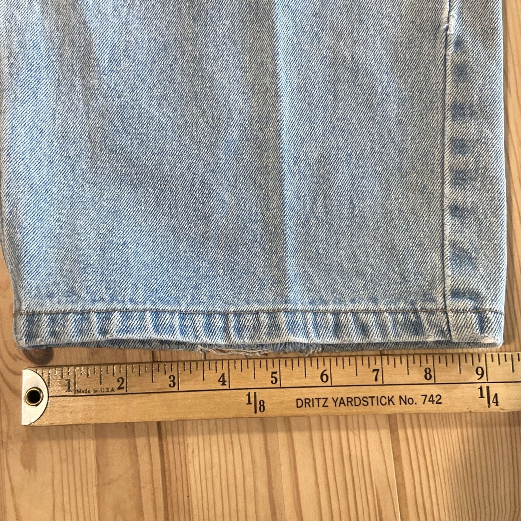 Vintage VINTAGE Results Jeans Men 38 Baggy Cargo Skater Grunge Streetwear Y2K Wide Wide-Leg Cargo Pocket 90s Mens Blue Denim Cotton Regular Caro Size US 38 / EU 54 - 5 Thumbnail