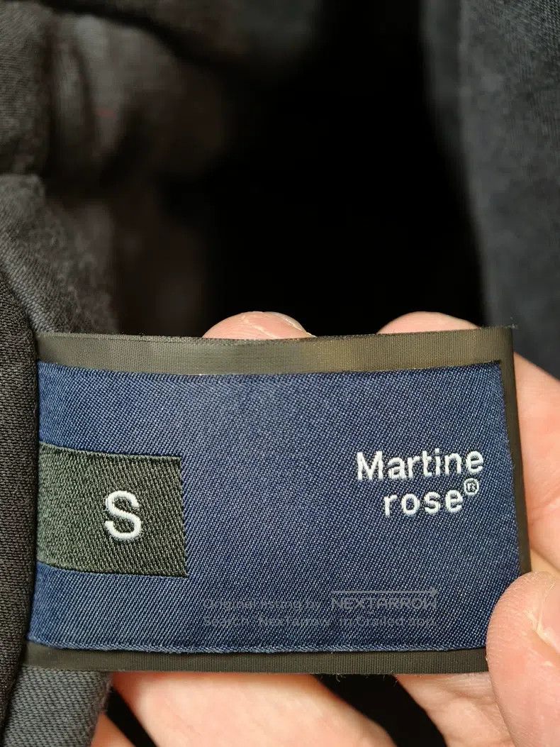 Martine Rose Martine Rose Contrasting mid-length irregular cotton trenc Size S / US 4 / IT 40 - 7 Thumbnail