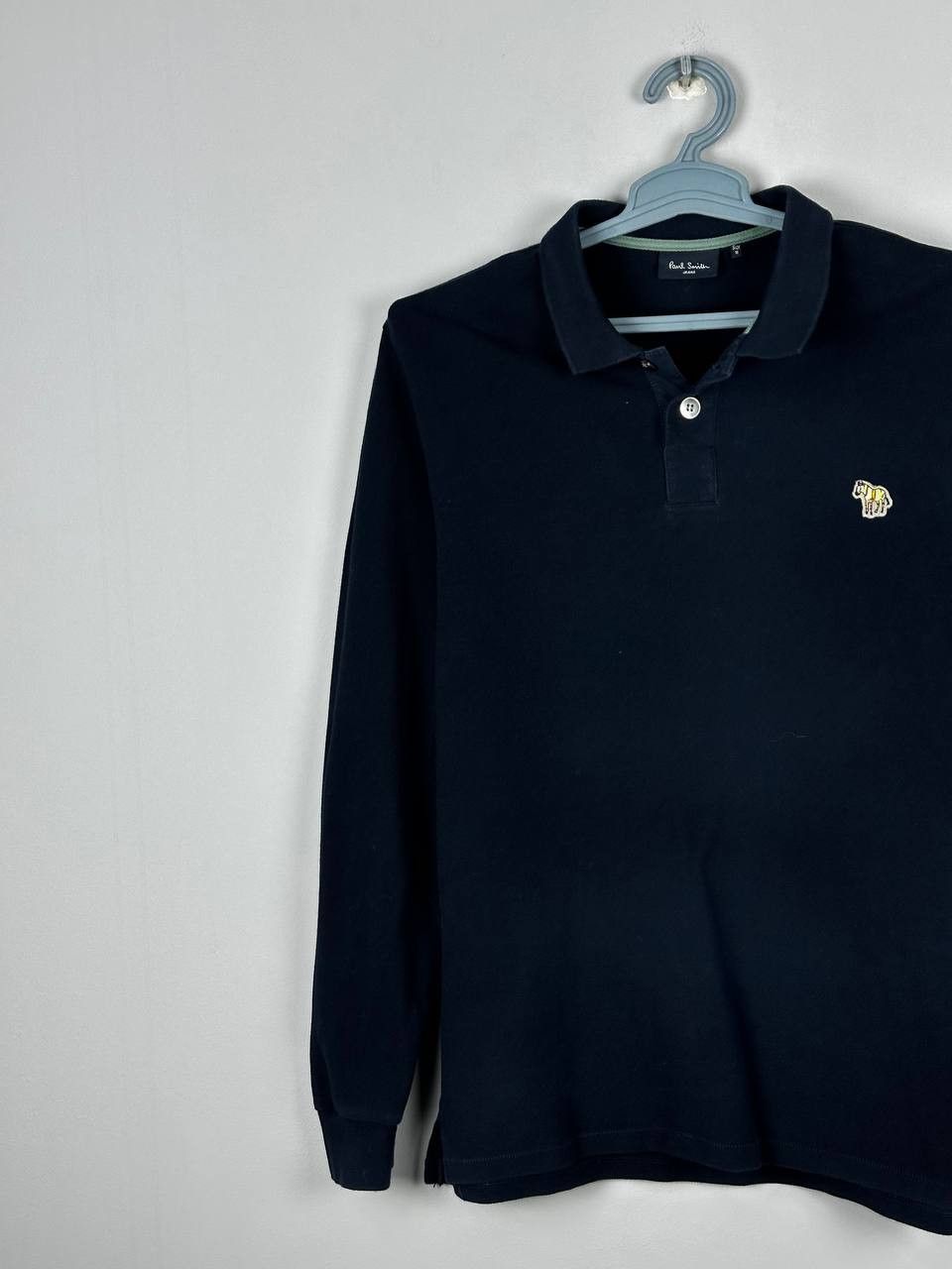 Paul Smith PAUL SMITH Navy Long Sleeve Designer Polo T Shirt Size US M / EU 48-50 / 2 - 2 Thumbnail