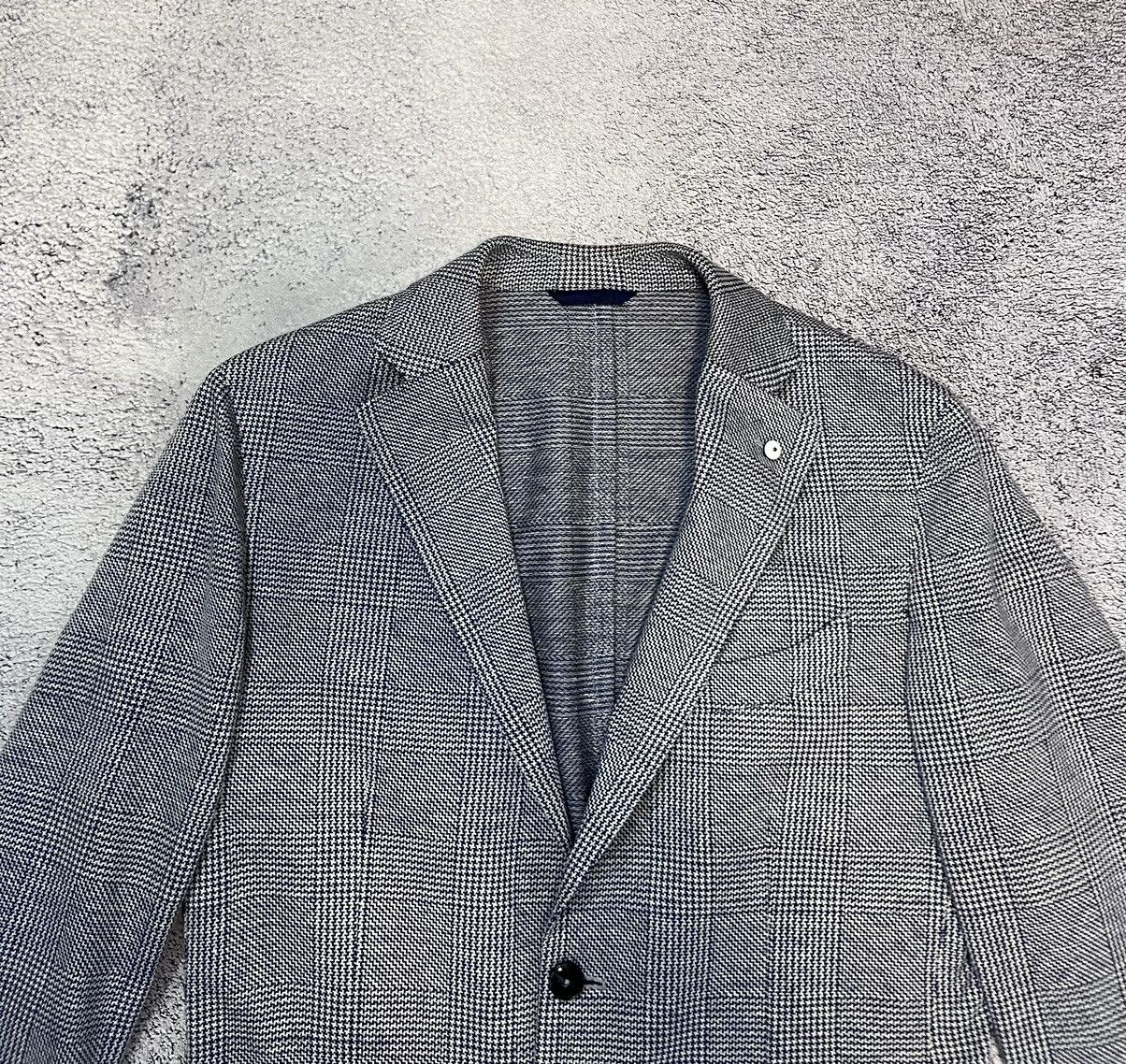 L.B.M. 1911 L.B.M.1911 Men’s Blazer Dandy Jacket Linen Cotton Tailored Size 50R - 2 Thumbnail