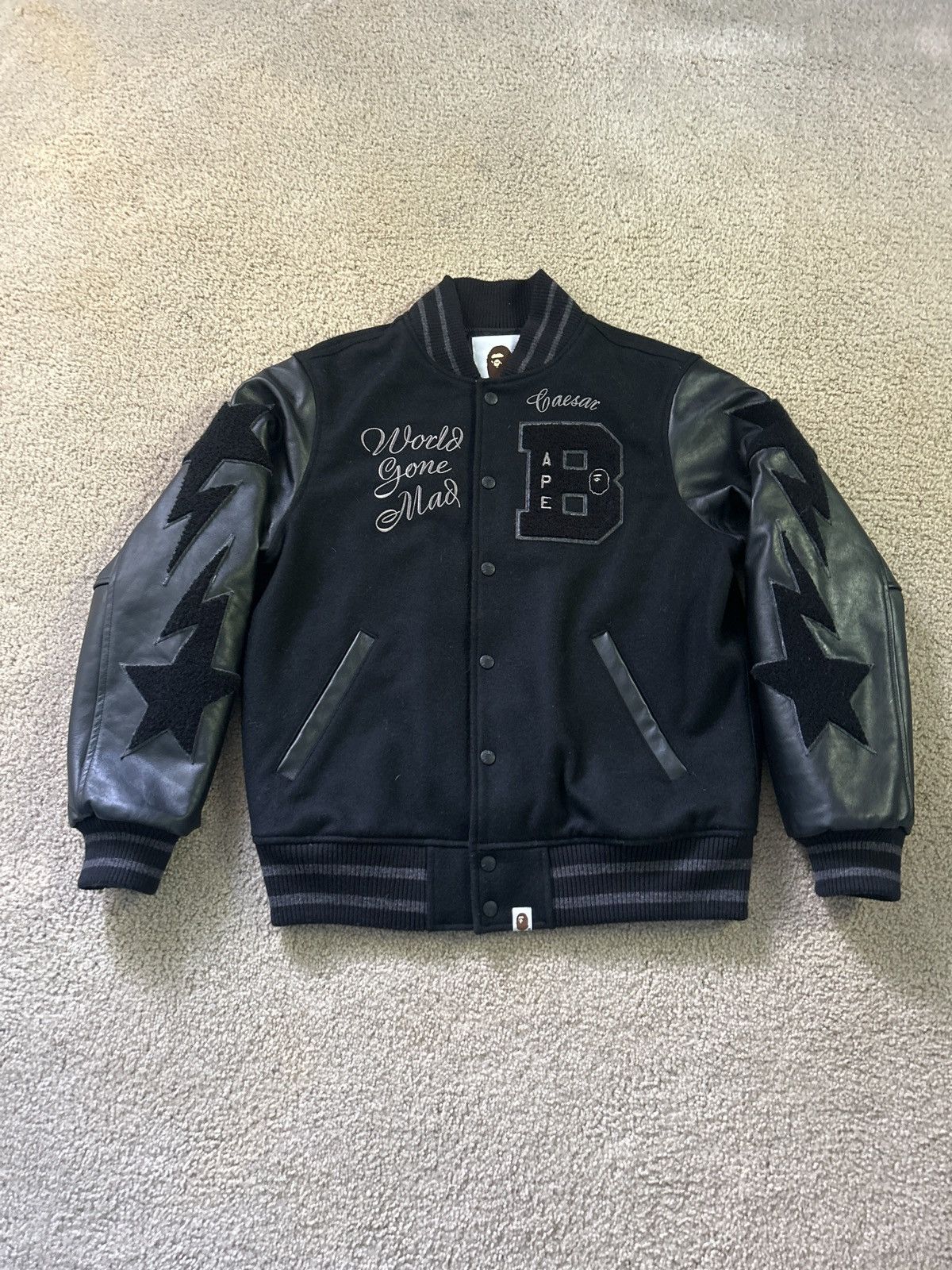 Bape Varsity Jacket (FW21) | Grailed