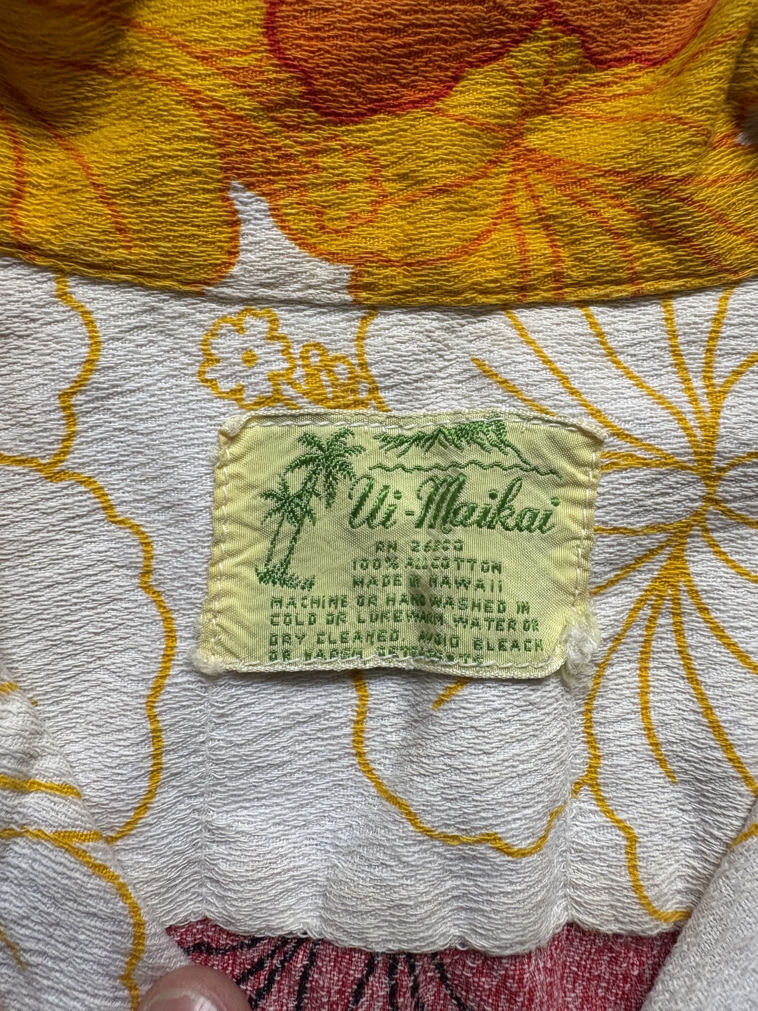 Vintage Vintage 60s Hawaiian Shirt Size US M / EU 48-50 / 2 - 2 Thumbnail