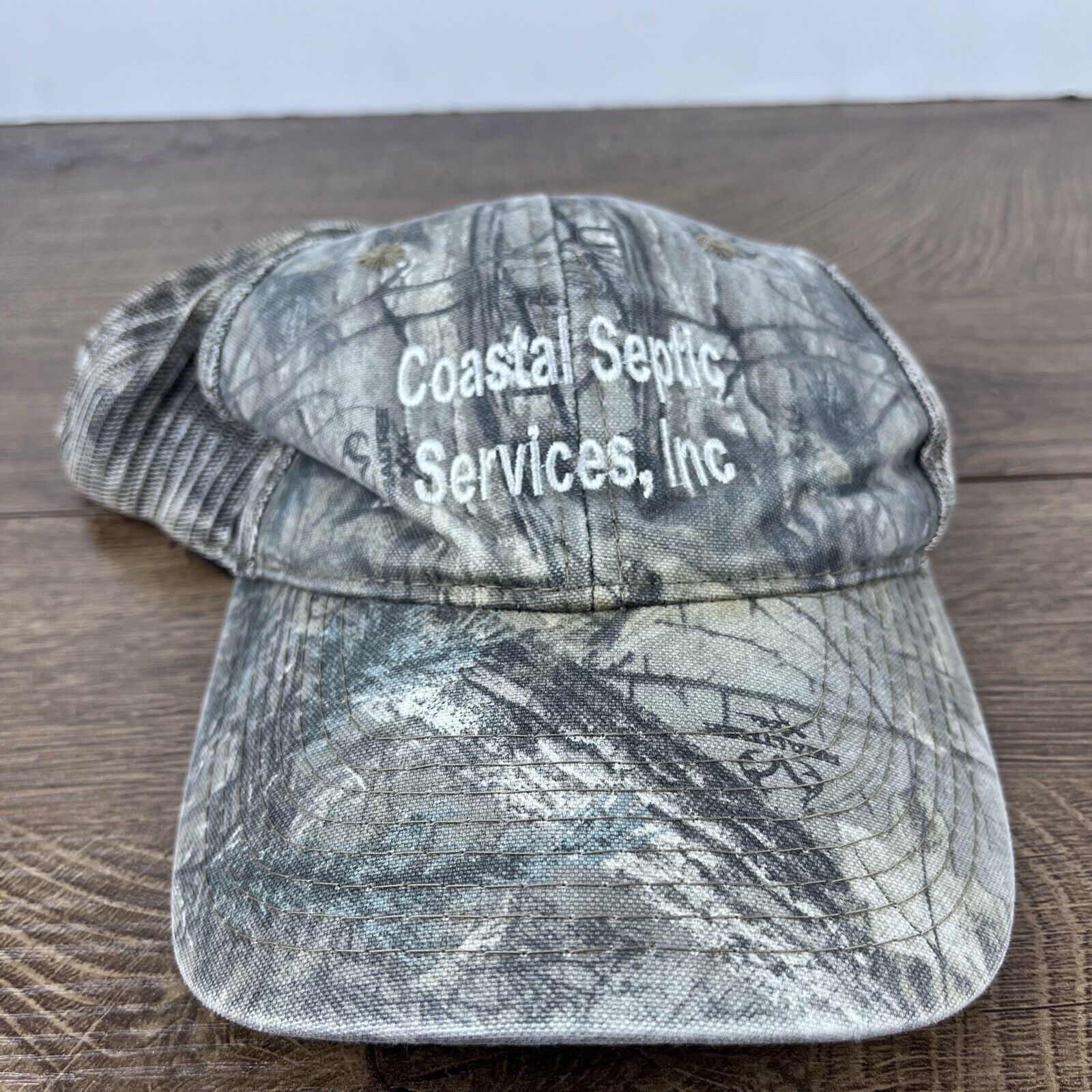 Other Costal Septic Services Hat Green Camo Adjustable Hat Green A Size ONE SIZE - 2 Thumbnail