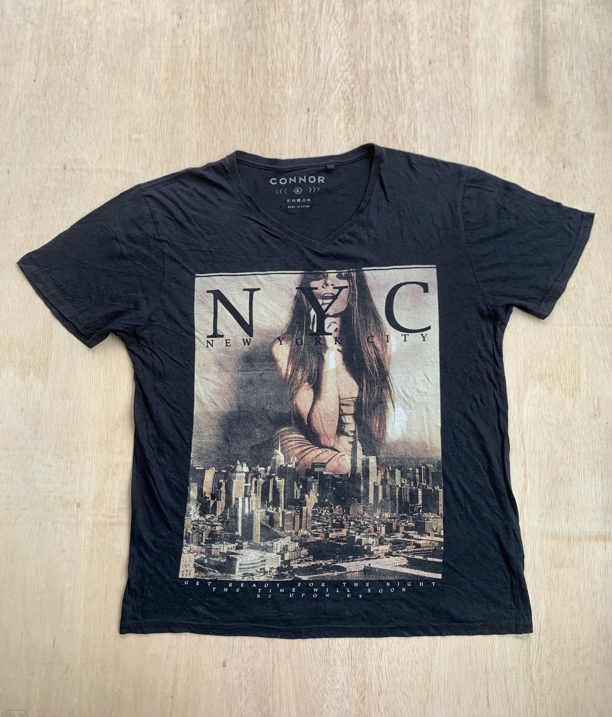 Hysteric Glamour × Japanese Brand Y2k Hysteric Glamour Style Connor Nyc Tshirt Size US XL / EU 56 / 4 - 1 Thumbnail