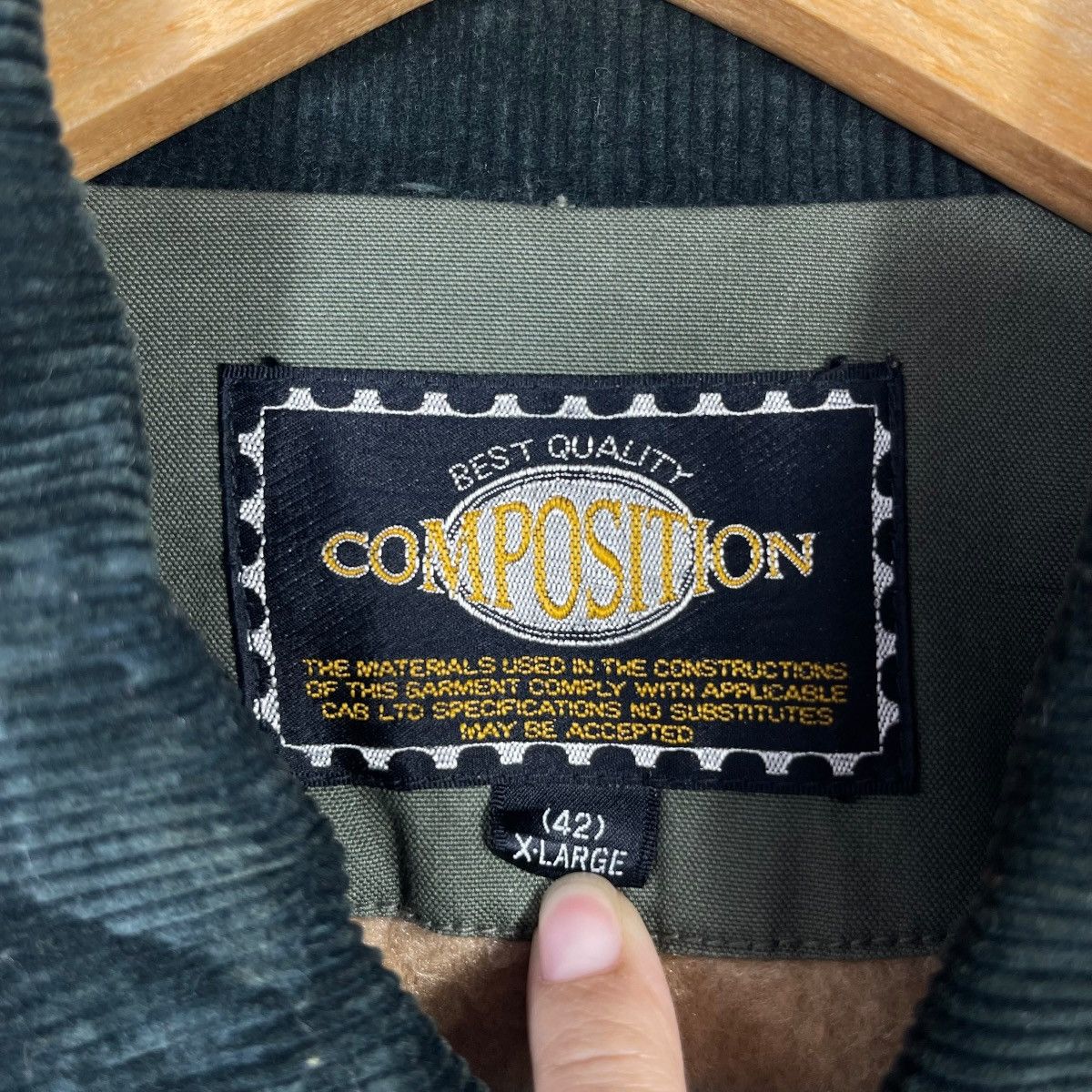 Vintage Vintage Composition Owl Patch Corduroy Collar Work Jacket Size US XL / EU 56 / 4 - 3 Thumbnail