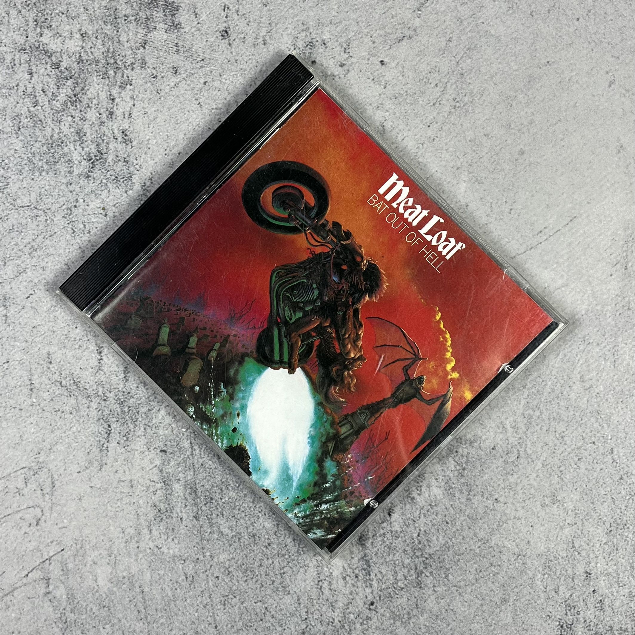 Vintage Vintage Meat Loaf “Bat Out Of Hell” CD Disk 1990’s Size ONE SIZE - 2 Thumbnail