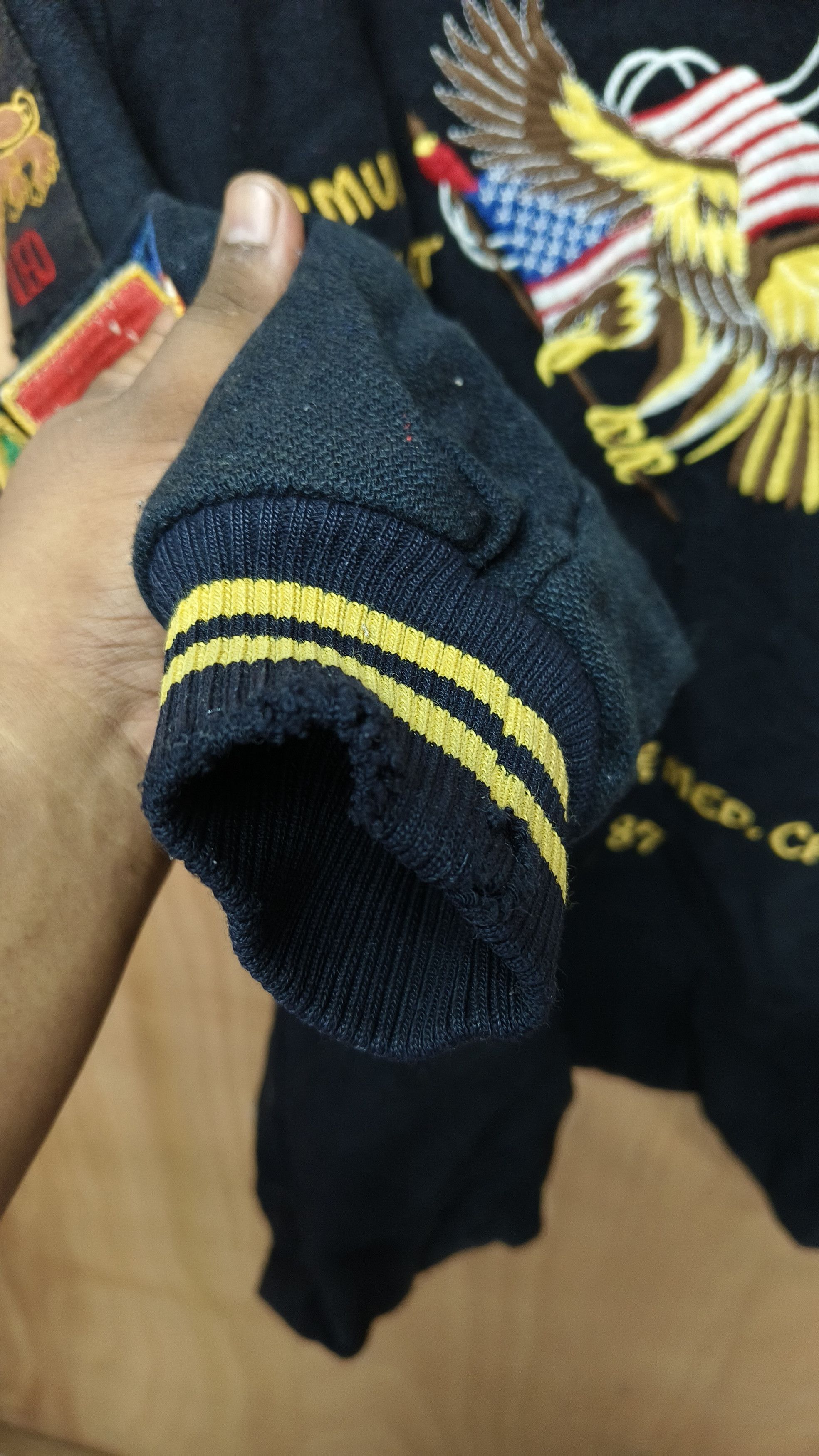 Other Vintage 1987 US Navy Med Cruise Wool Combat Patch 80s Size US XL / EU 56 / 4 - 17 Thumbnail