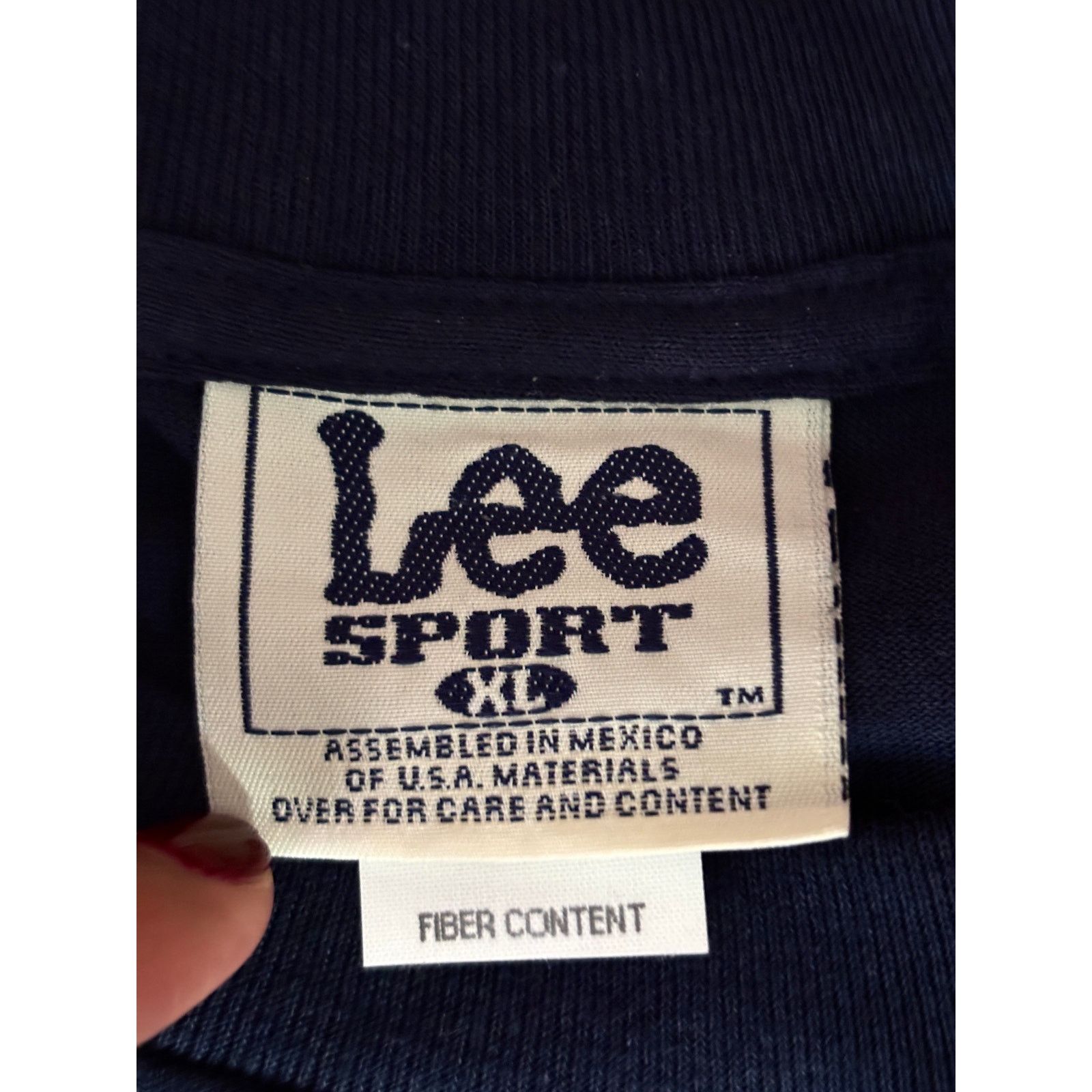 Lee Vintage Denver Broncos Super Bowl XXXII T-Shirt Navy Lee XL Size US XL / EU 56 / 4 - 3 Thumbnail