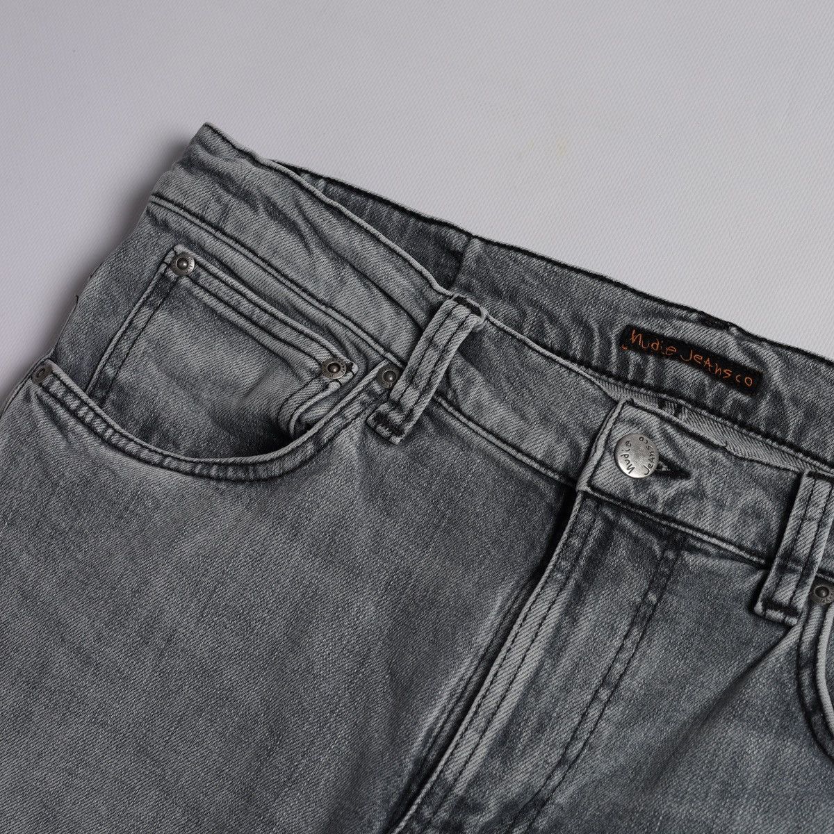 Nudie Jeans Nudie Jeans Grey Denim Pants Mens w33 Lean Dean Size US 33 - 6 Thumbnail