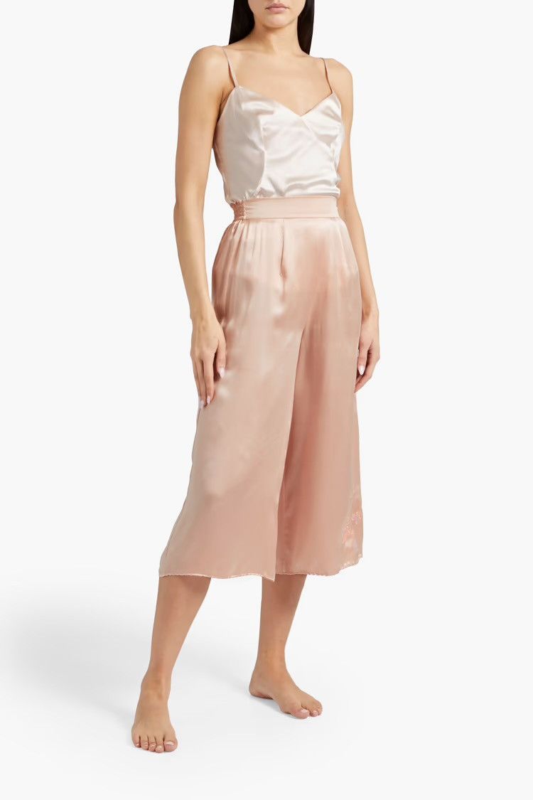 Agent Provocateur AGENT PROVOCATEUR Edenn silk Pajama Pants MSRP $675 UK 8 Size 26" / US 2 / IT 38 - 7 Thumbnail