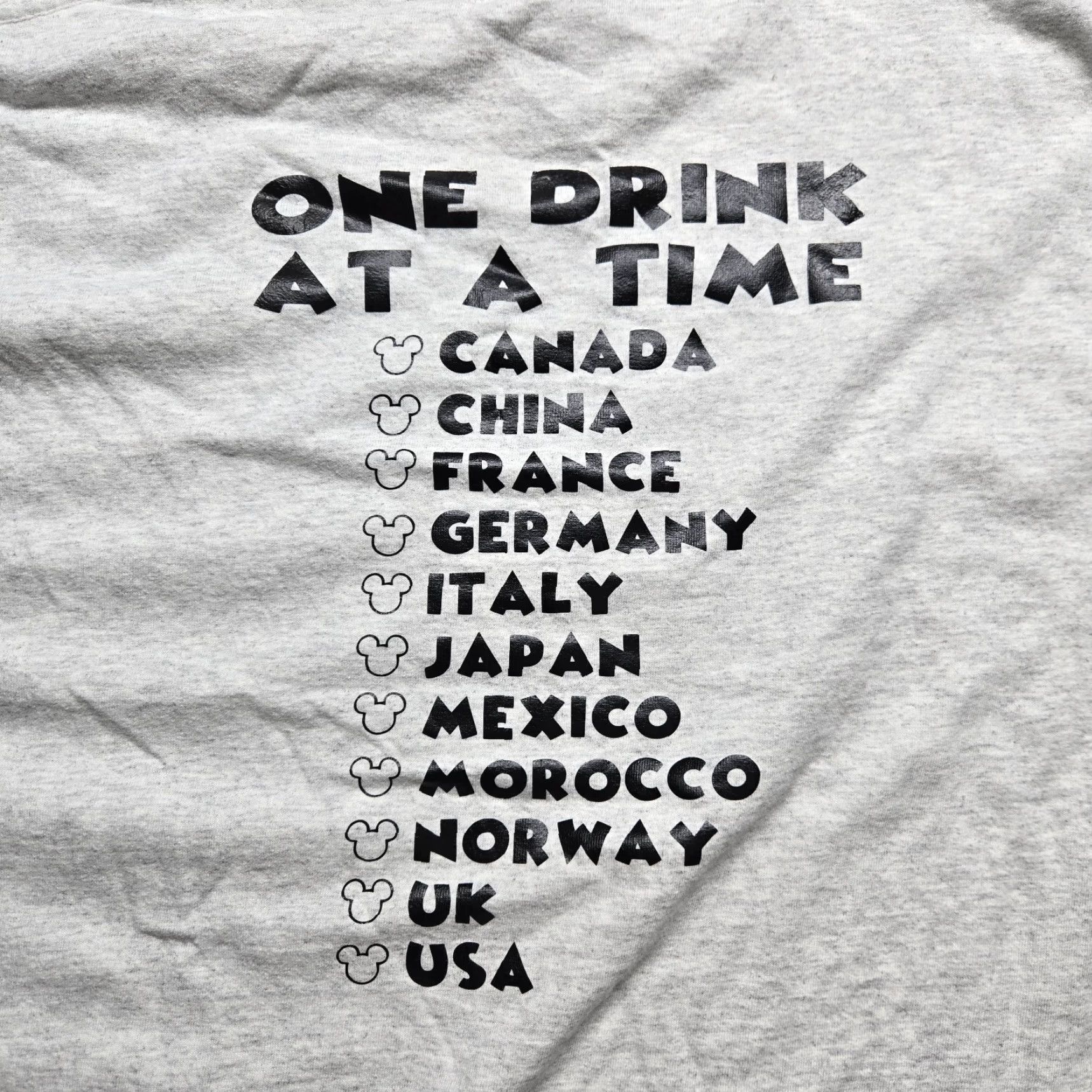 Gildan World Tour One Drink at a Time Tee Shirt Multicolor Adult Men's Size 2XL White T-Shirt 2020-2029 Gildan Shirt Mens 2XL Size US XXL / EU 58 / 5 - 8 Thumbnail