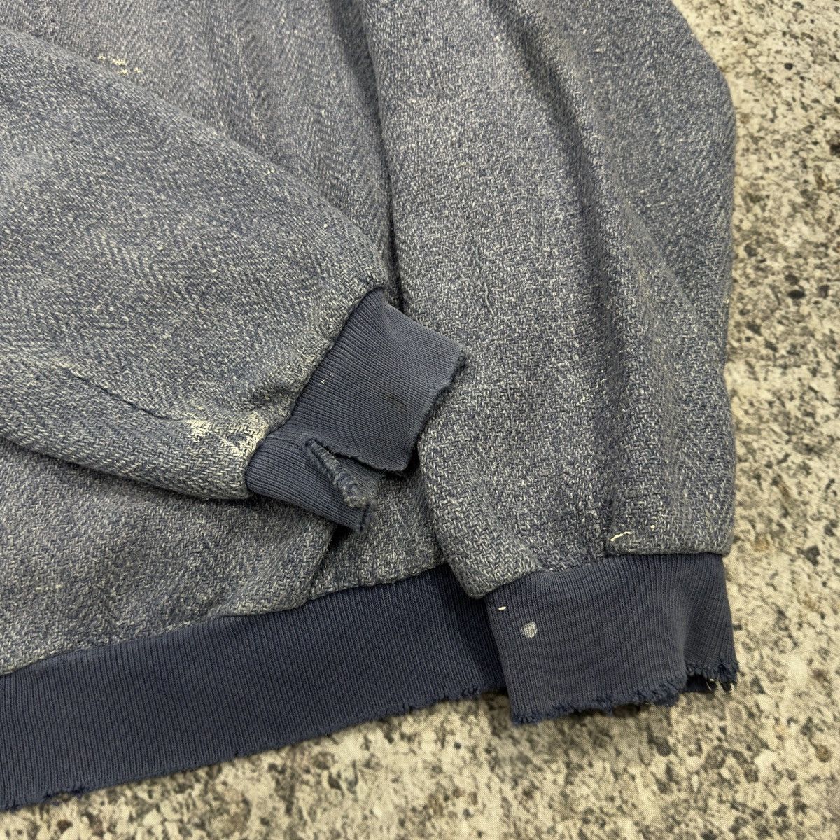 Vintage Thrashed Faded Distressed Blue Sweatshirt ERD Grunge Skater Size US L / EU 52-54 / 3 - 8 Thumbnail