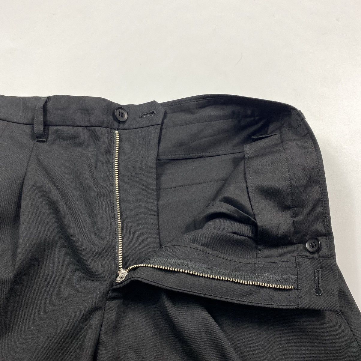 Ground Y Ground Y - Yohji Yamamoto - Pleated Gabardine Hem Zip Pants Size US 32 / EU 48 - 7 Thumbnail