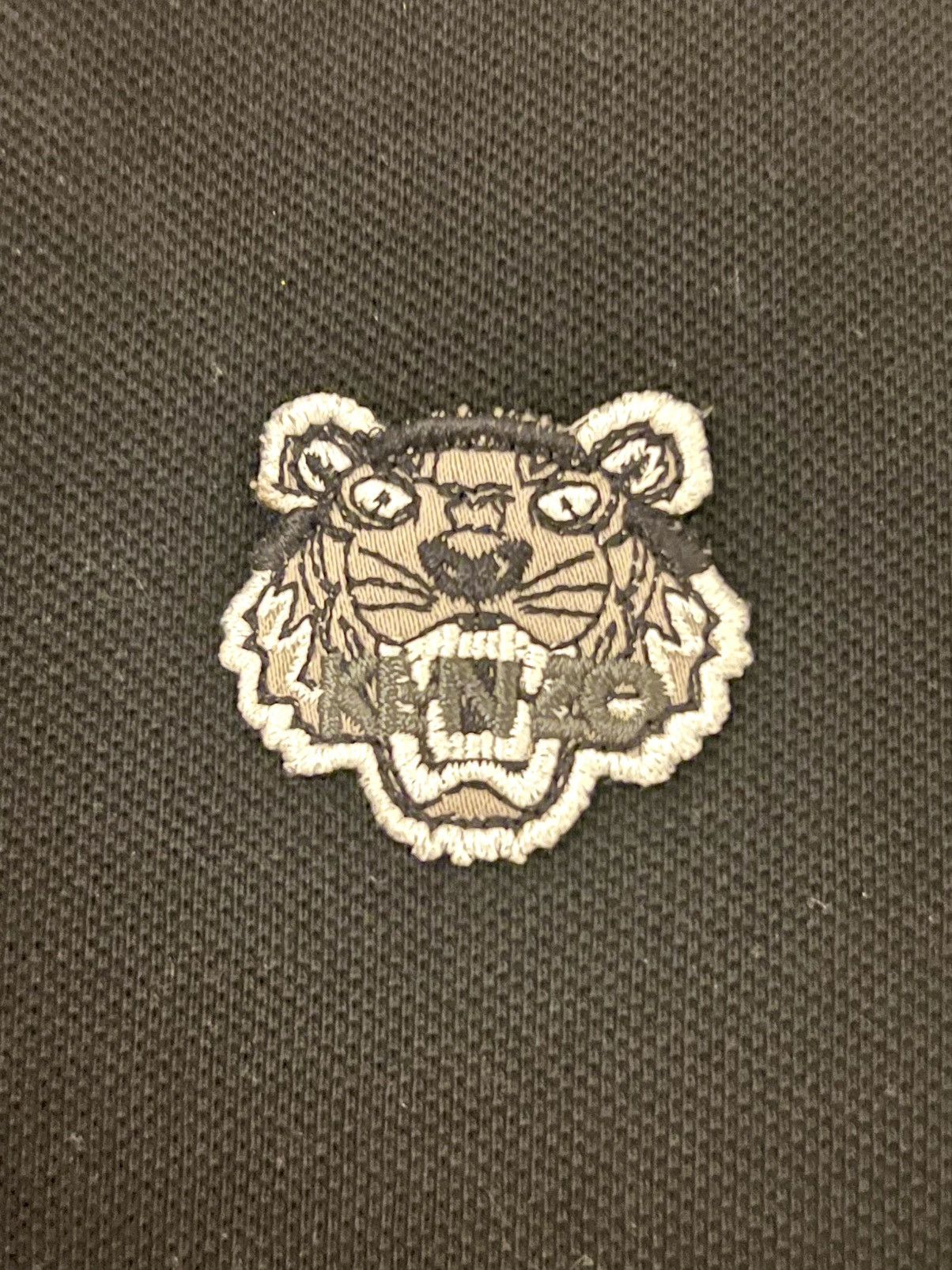 Kenzo NEVER WORN Kenzo Lion Polo Shirt All Black White Detailing Size US S / EU 44-46 / 1 - 6 Thumbnail