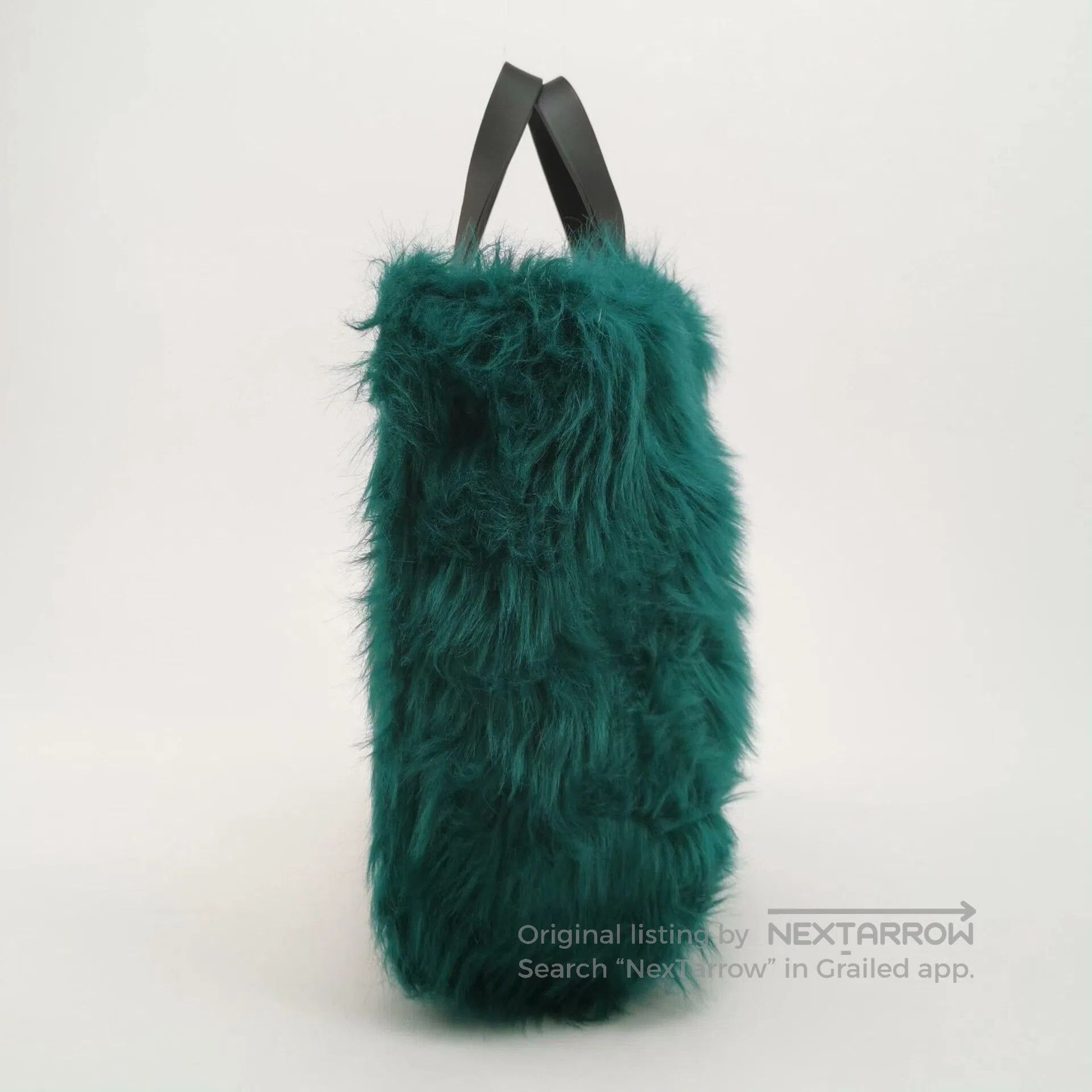 Marni MARNI Green Paneled Furry Bag. Size ONE SIZE - 4 Thumbnail