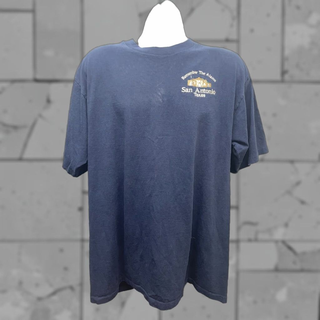 Vintage VINTAGE Alore T-Shirt San Antonio Texas Graphic Mens XL Blue Shirt Size US XL / EU 56 / 4 - 1 Thumbnail
