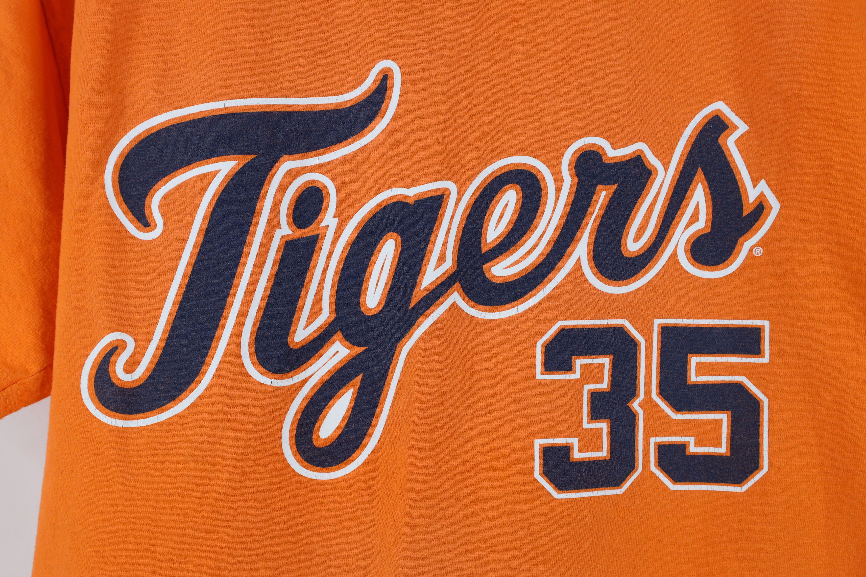 Vintage Vintage Y2K Verlander Detroit Tigers Baseball T-Shirt Orange Size US M / EU 48-50 / 2 - 4 Thumbnail