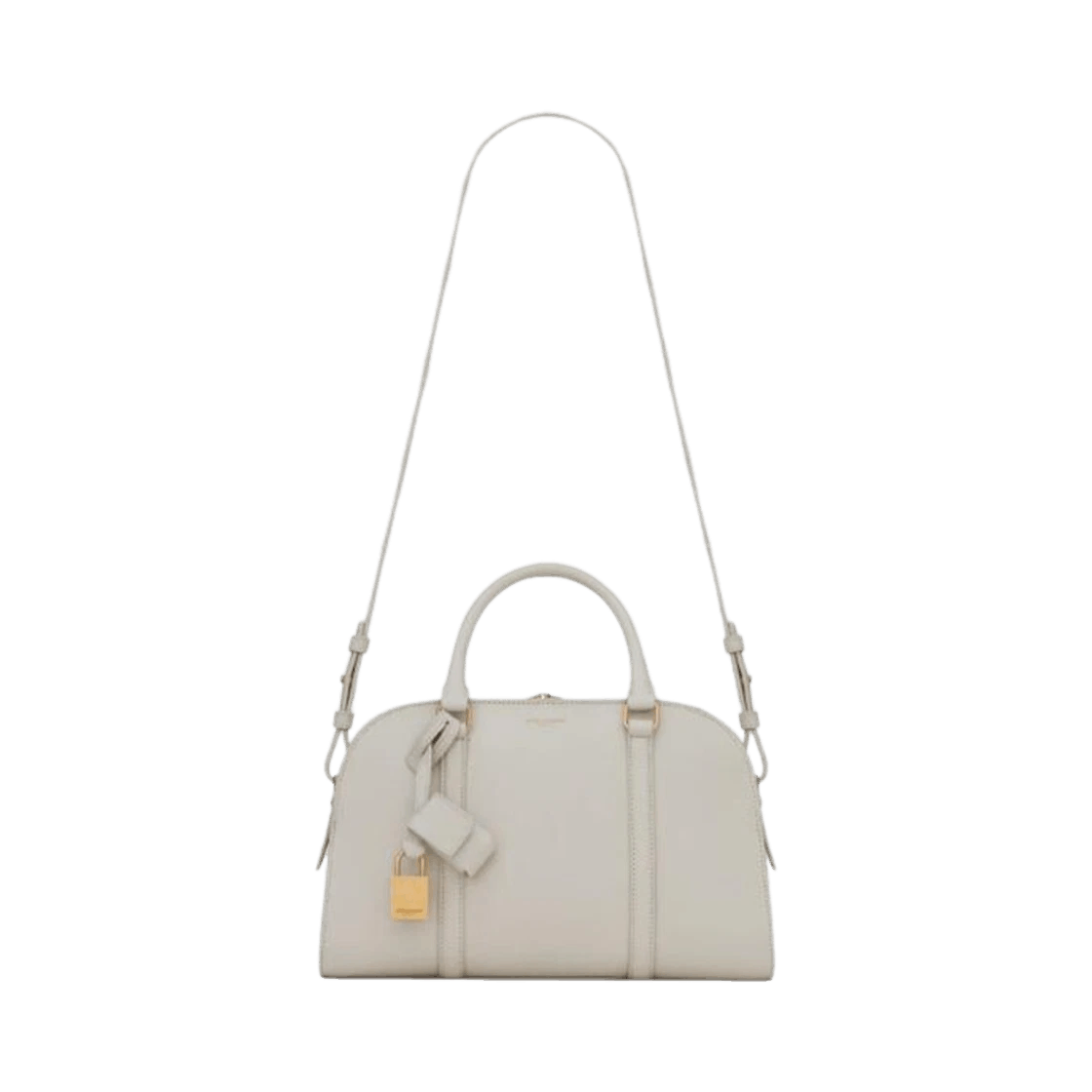Saint Laurent Paris o1bcso1str1225 Size:OS/Lock Baby Duffle in Grey Size ONE SIZE - 3 Thumbnail