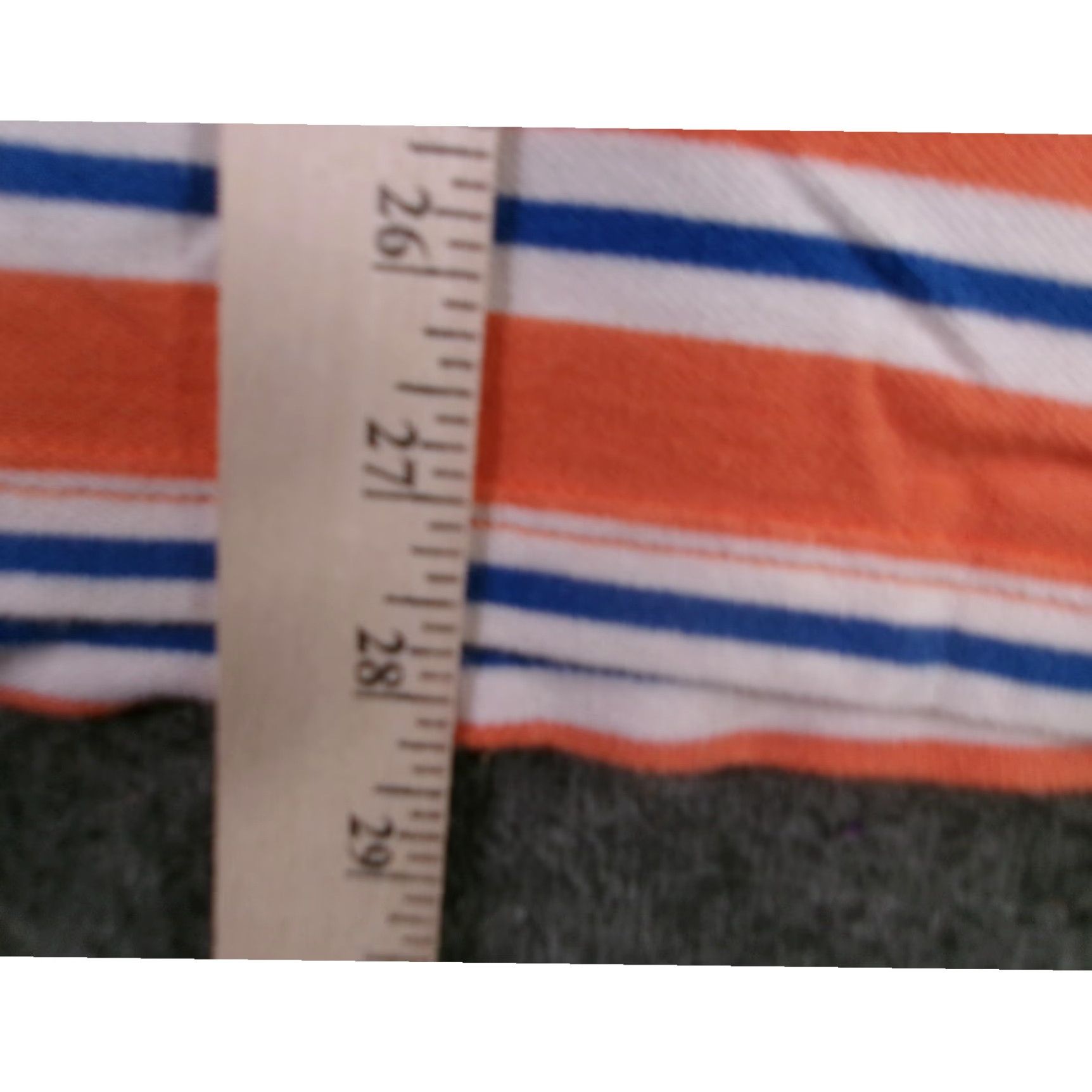 Croft & Barrow Croft Barrow Polo Shirt Men XL Orange Striped Signature Polo Casual Classic Breathable 100% Cotton Button Collared Size US XL / EU 56 / 4 - 5 Thumbnail