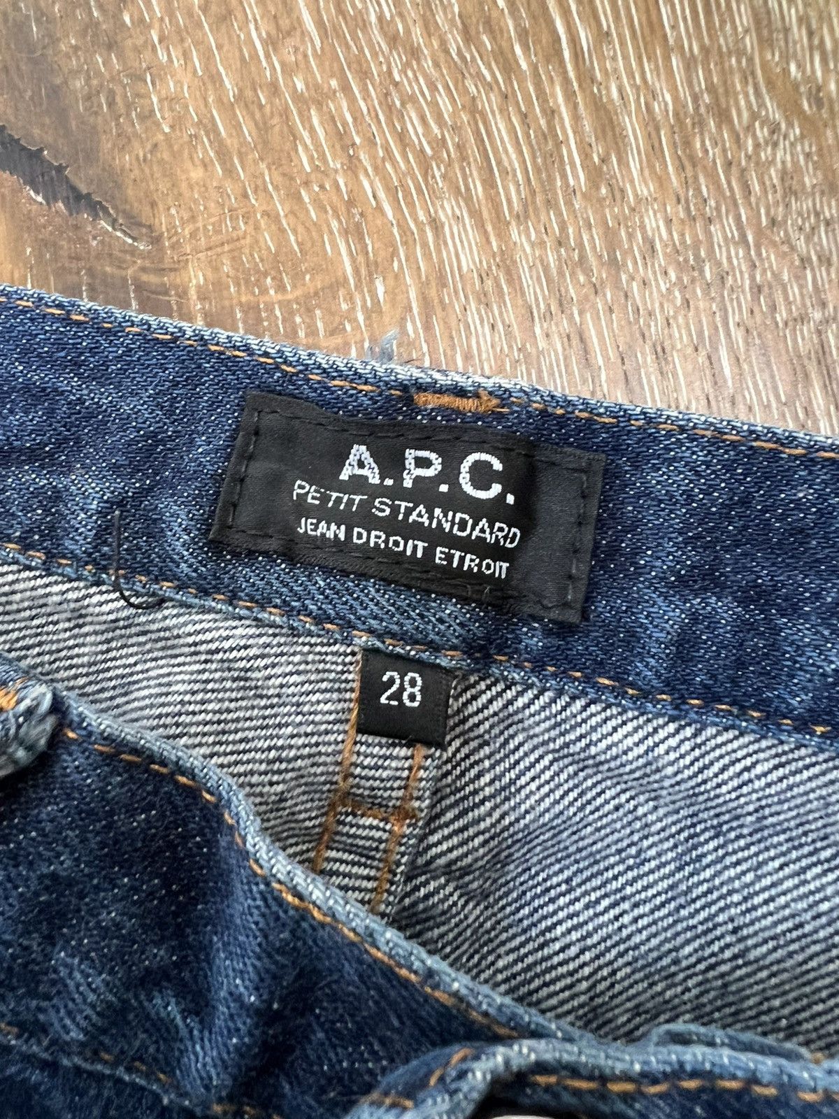 A.P.C. Apc petit standard jean droit etroit selvedge denim Size 28" / US 6 / IT 42 - 3 Thumbnail